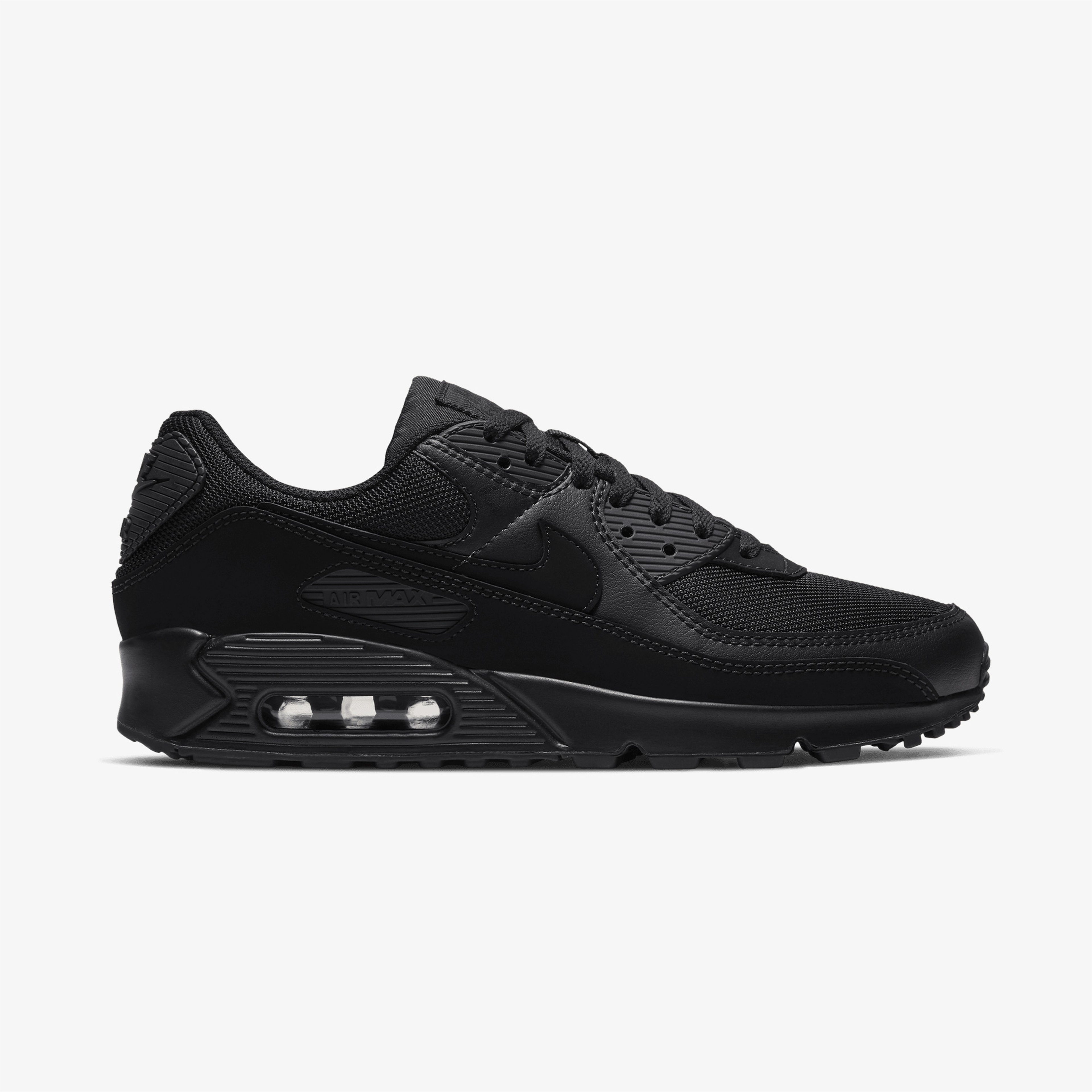Nike Air Max 90 Erkek Siyah Spor Ayakkabı