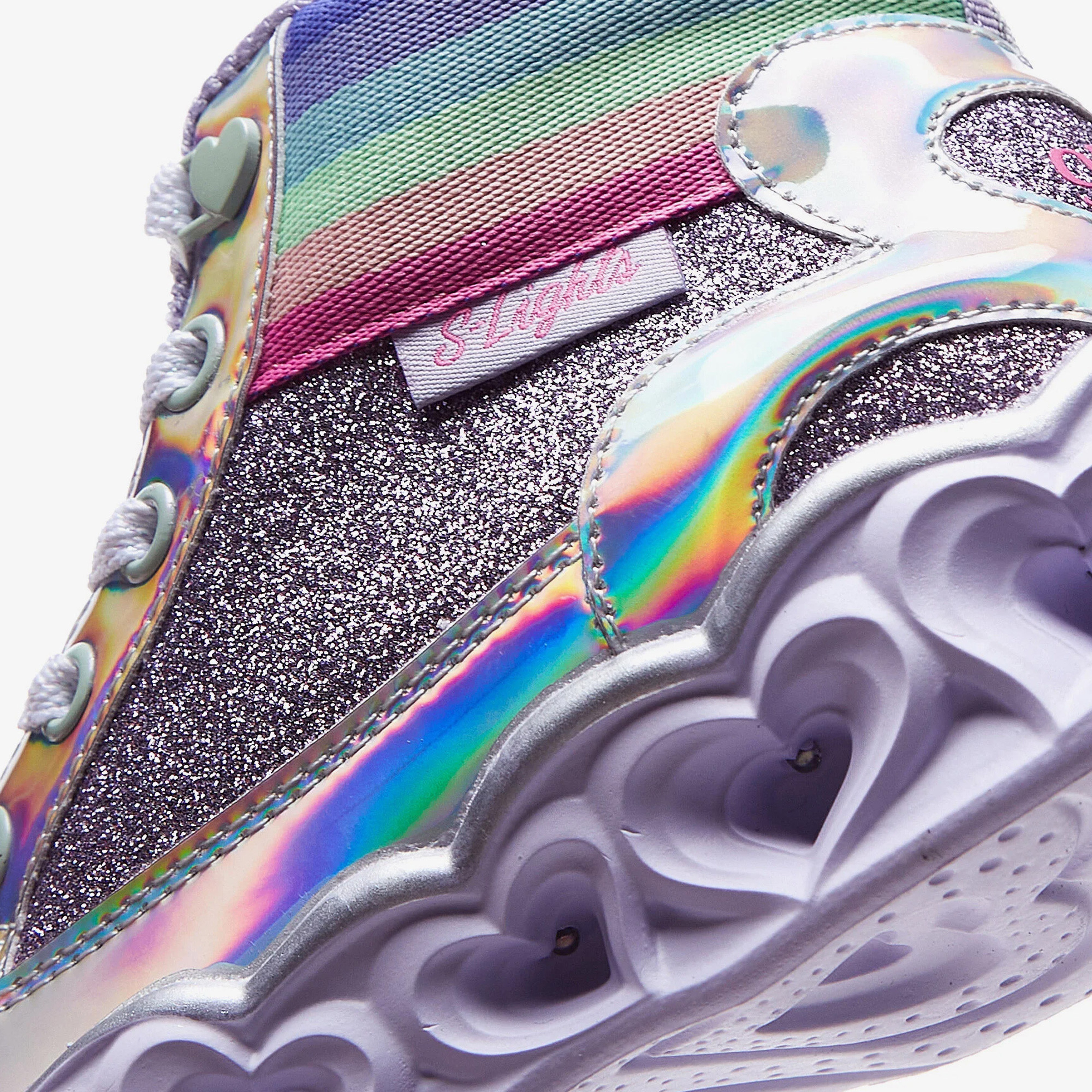 Skechers Heart Lights Çocuk Mor Bot