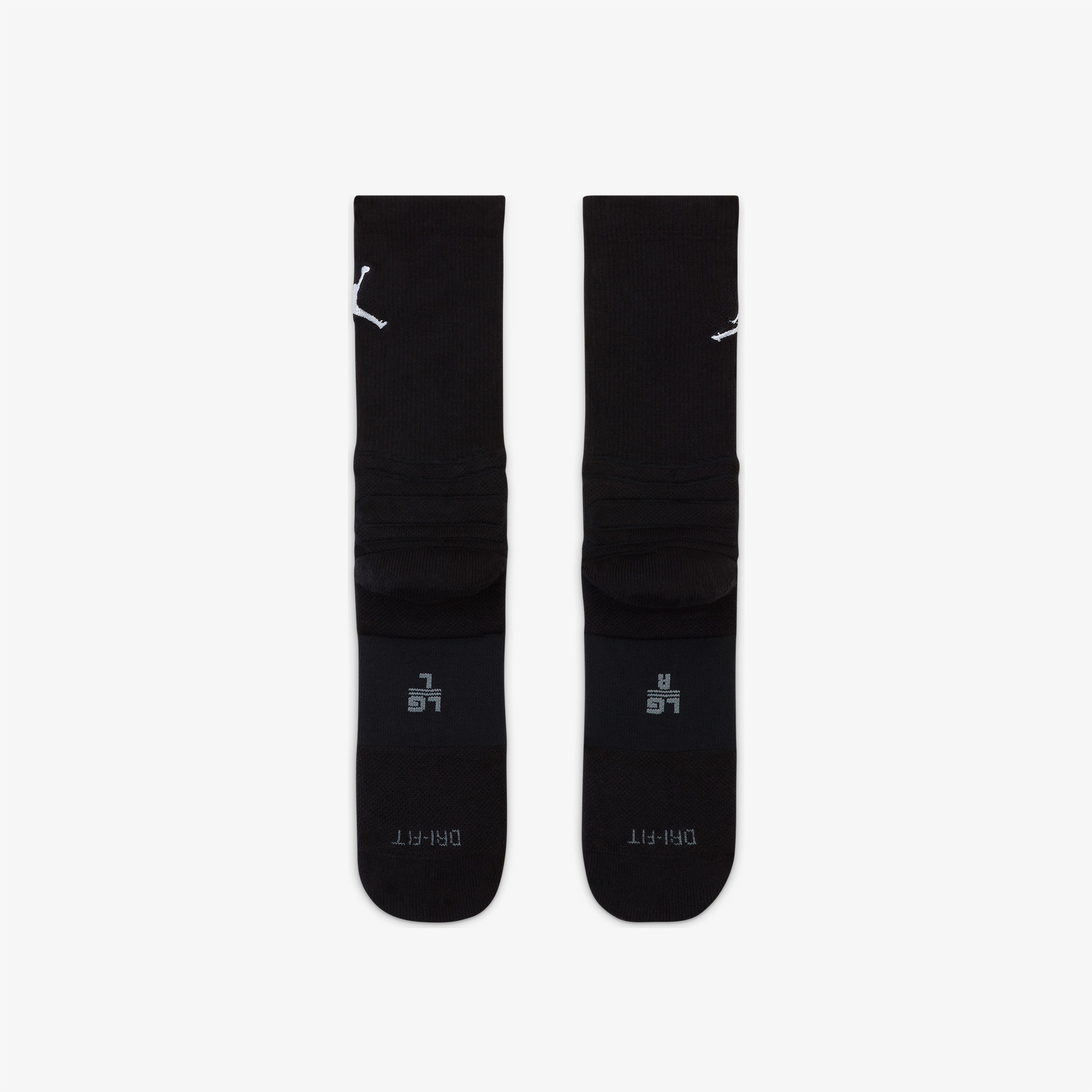 Jordan Flight Crew Unisex Siyah Çorap