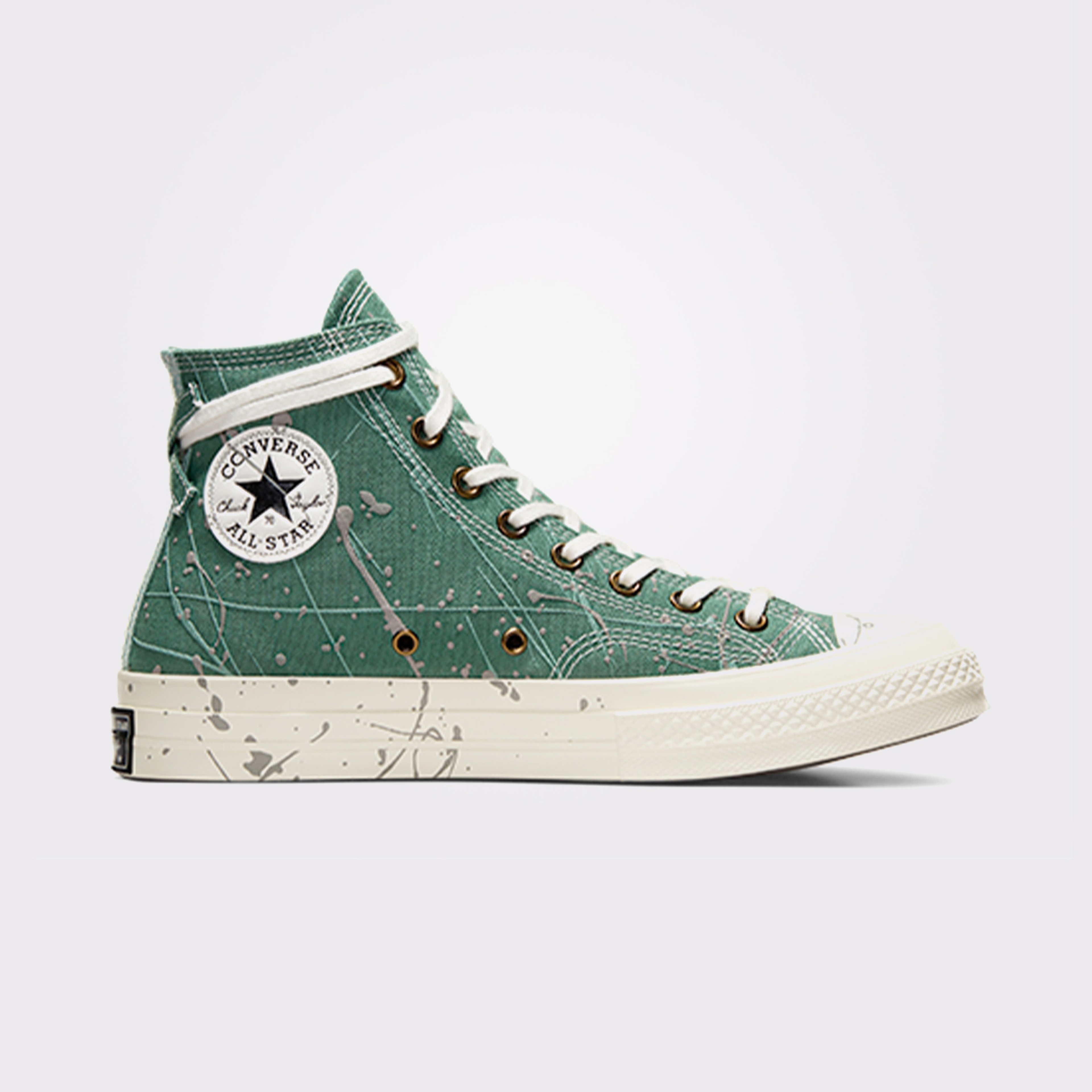 Converse Chuck 70 Paint Splatter Kadın Yeşil Sneaker