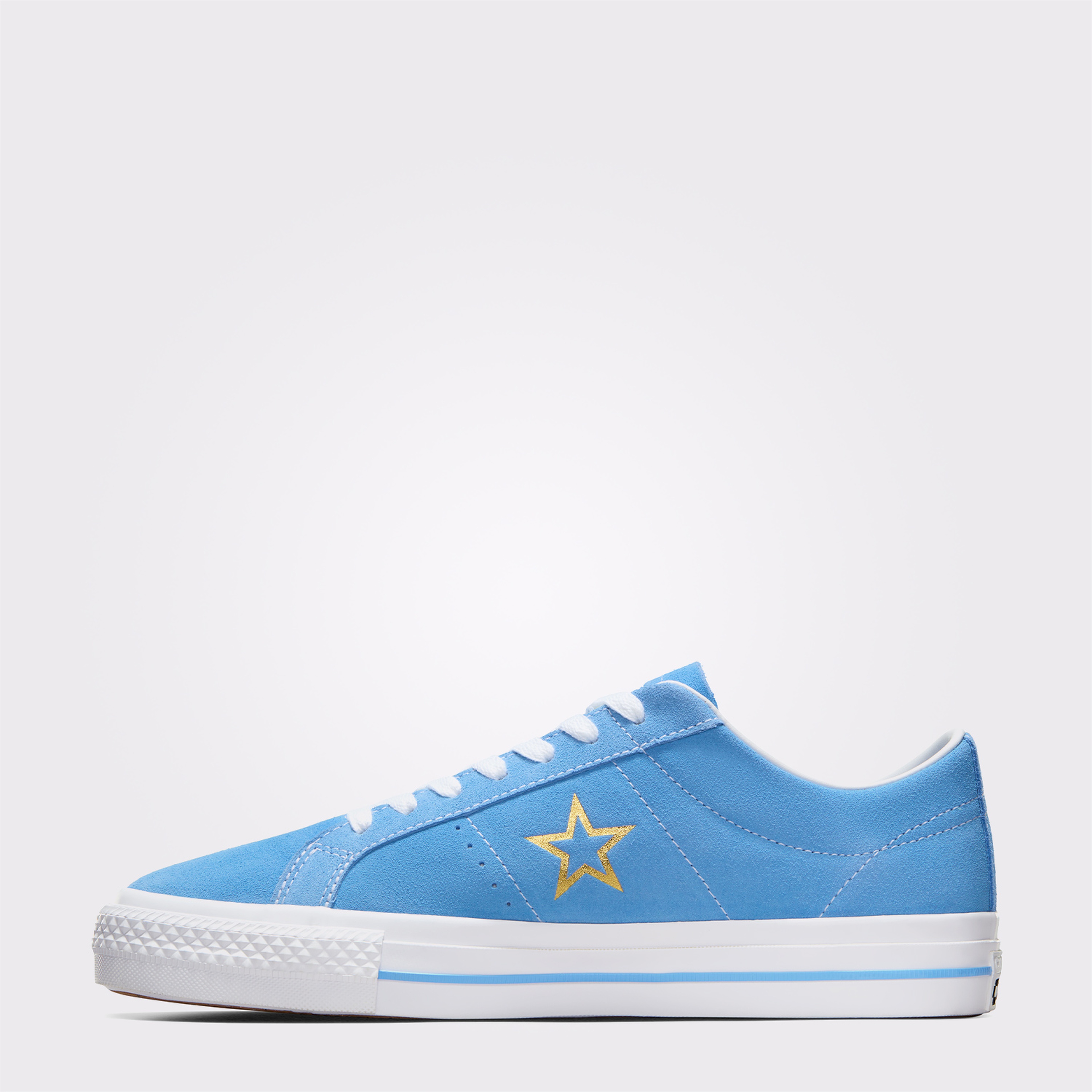 Converse Cons One Star Pro Suede Kadın Mavi Sneaker