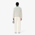 Erkek Straight Fit Beyaz Jean Pantolon