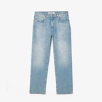 Erkek Straight Fit Mavi Pantolon