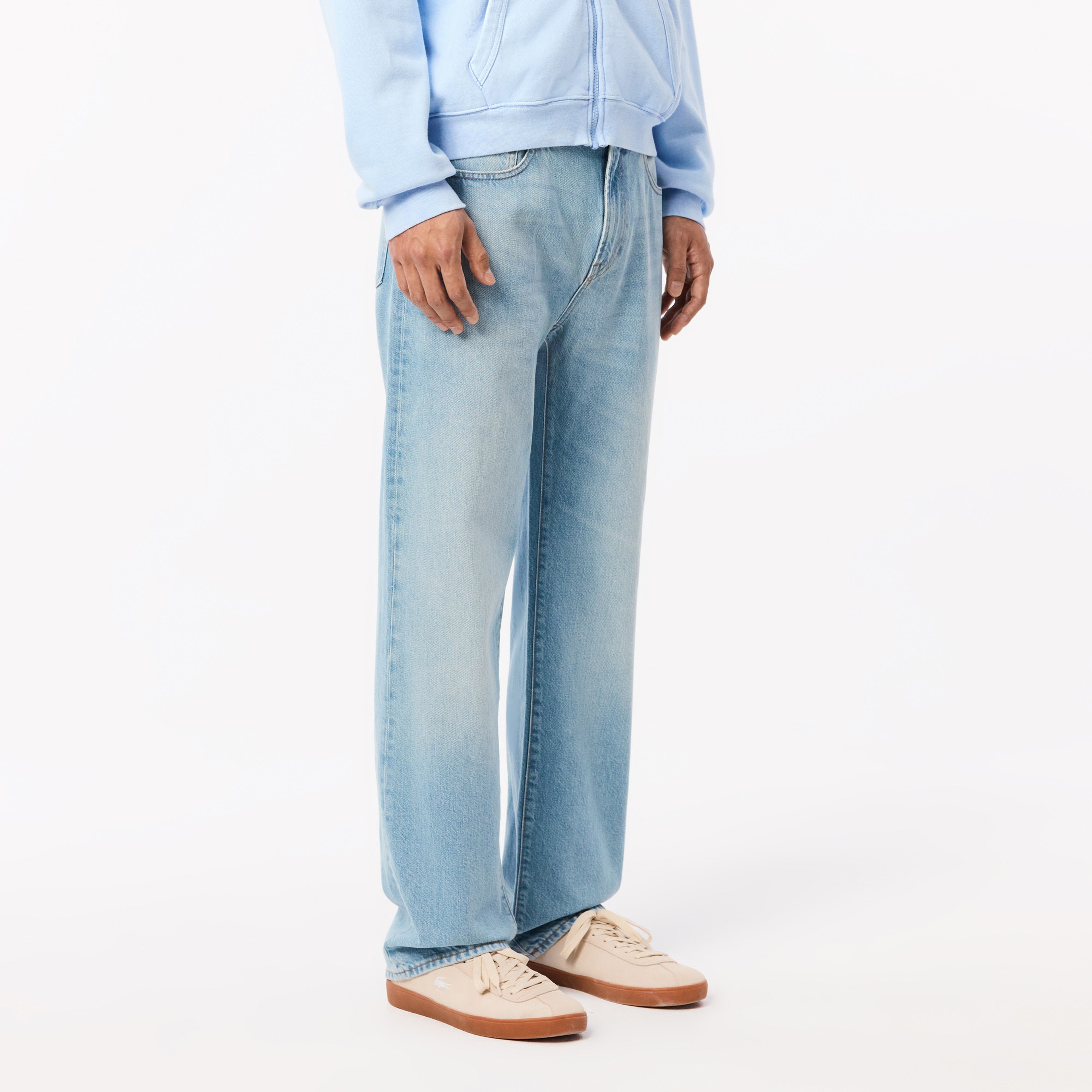 Erkek Straight Fit Mavi Pantolon