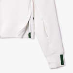 Kadın Relaxed Fit Kapüşonlu Beyaz Sweatshirt