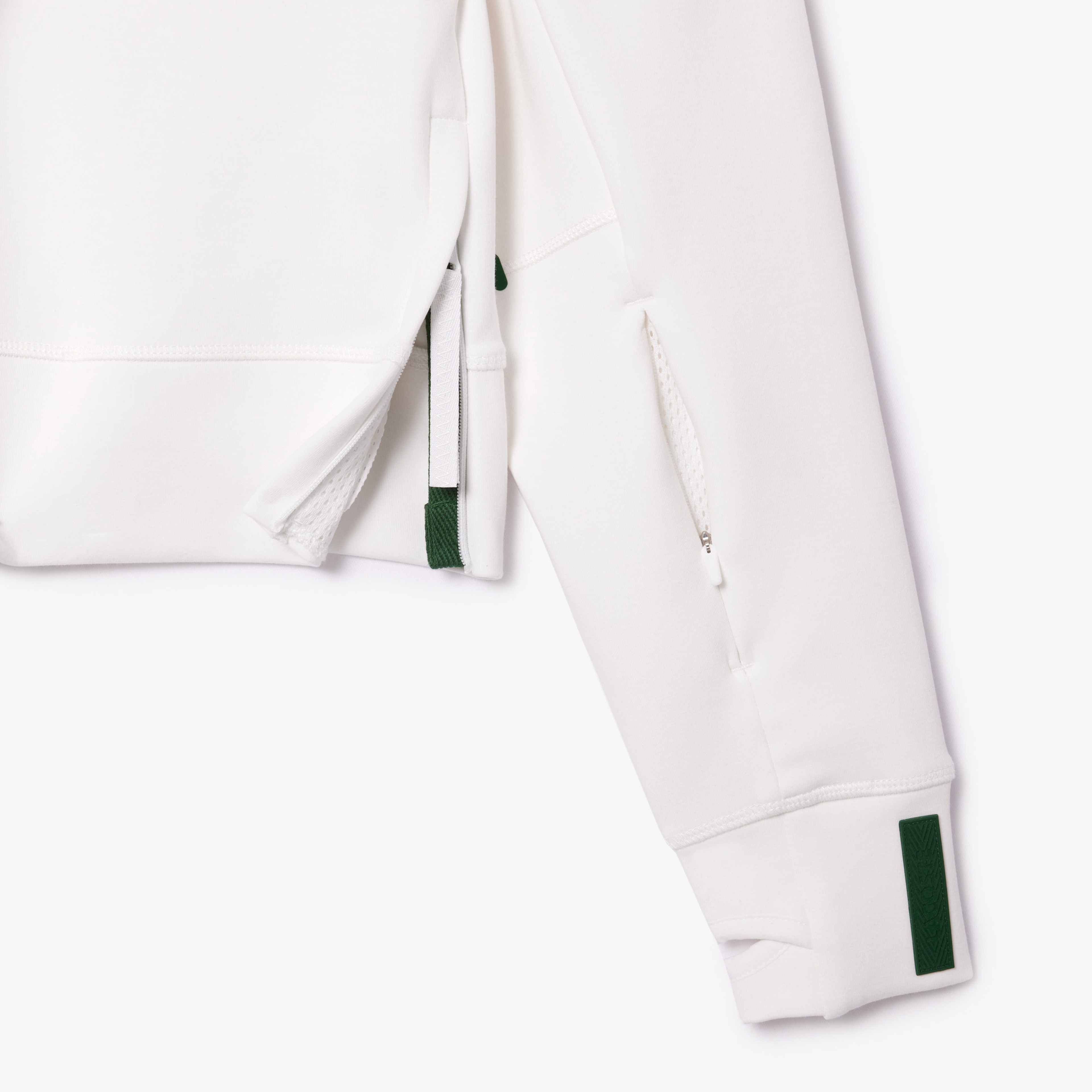 Kadın Relaxed Fit Kapüşonlu Beyaz Sweatshirt