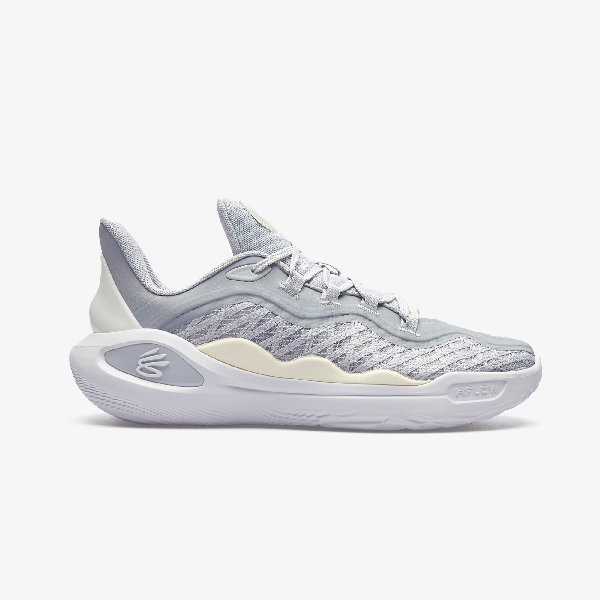 Under Armour Curry 11 Young Wolf Lace Regular Erkek Gri Basketbol Ayakkabısı