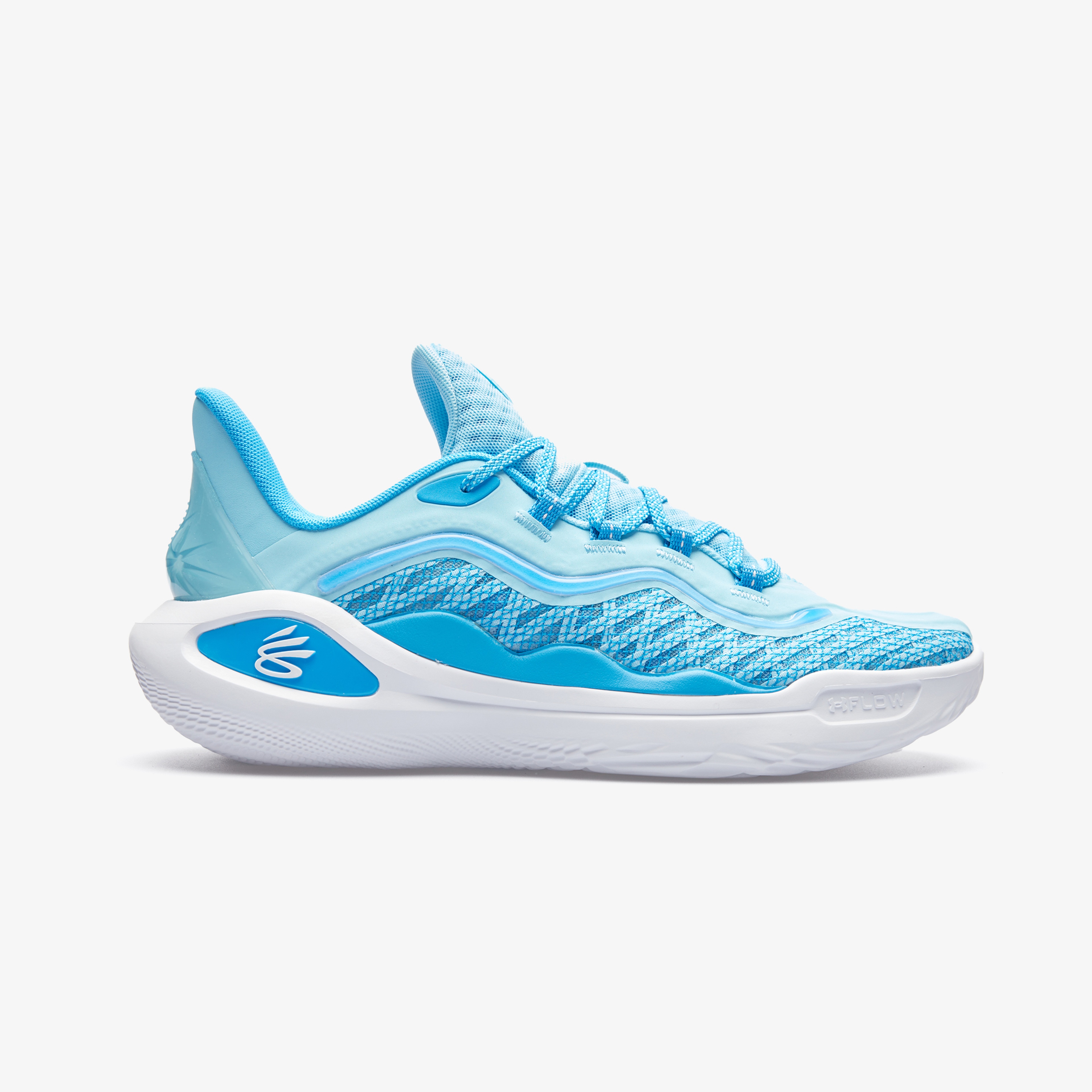 Under Armour Curry 11 Mouthguard Lace Regular Erkek Mavi Basketbol Ayakkabısı