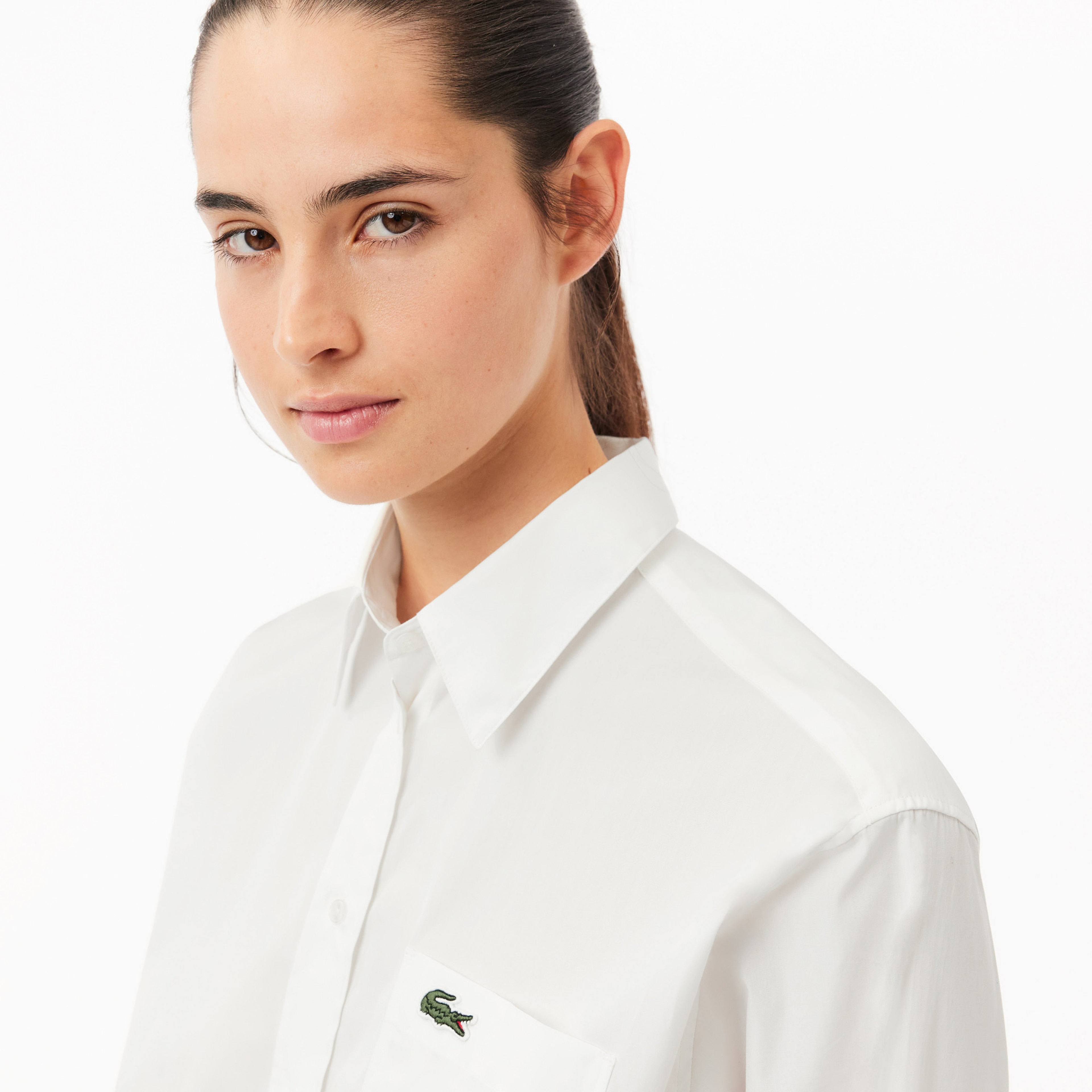 Kadın Oversize Beyaz Gömlek