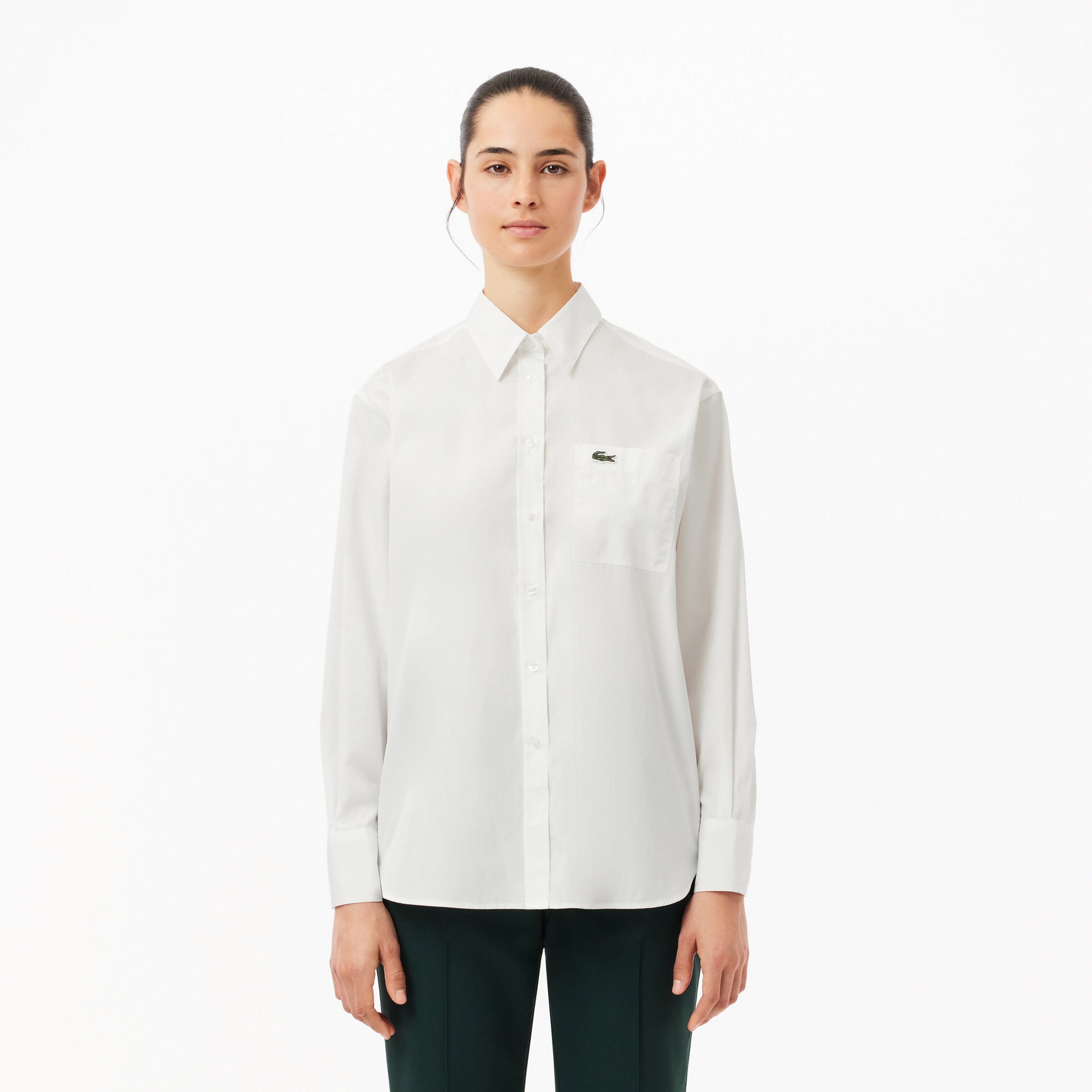 Kadın Oversize Beyaz Gömlek