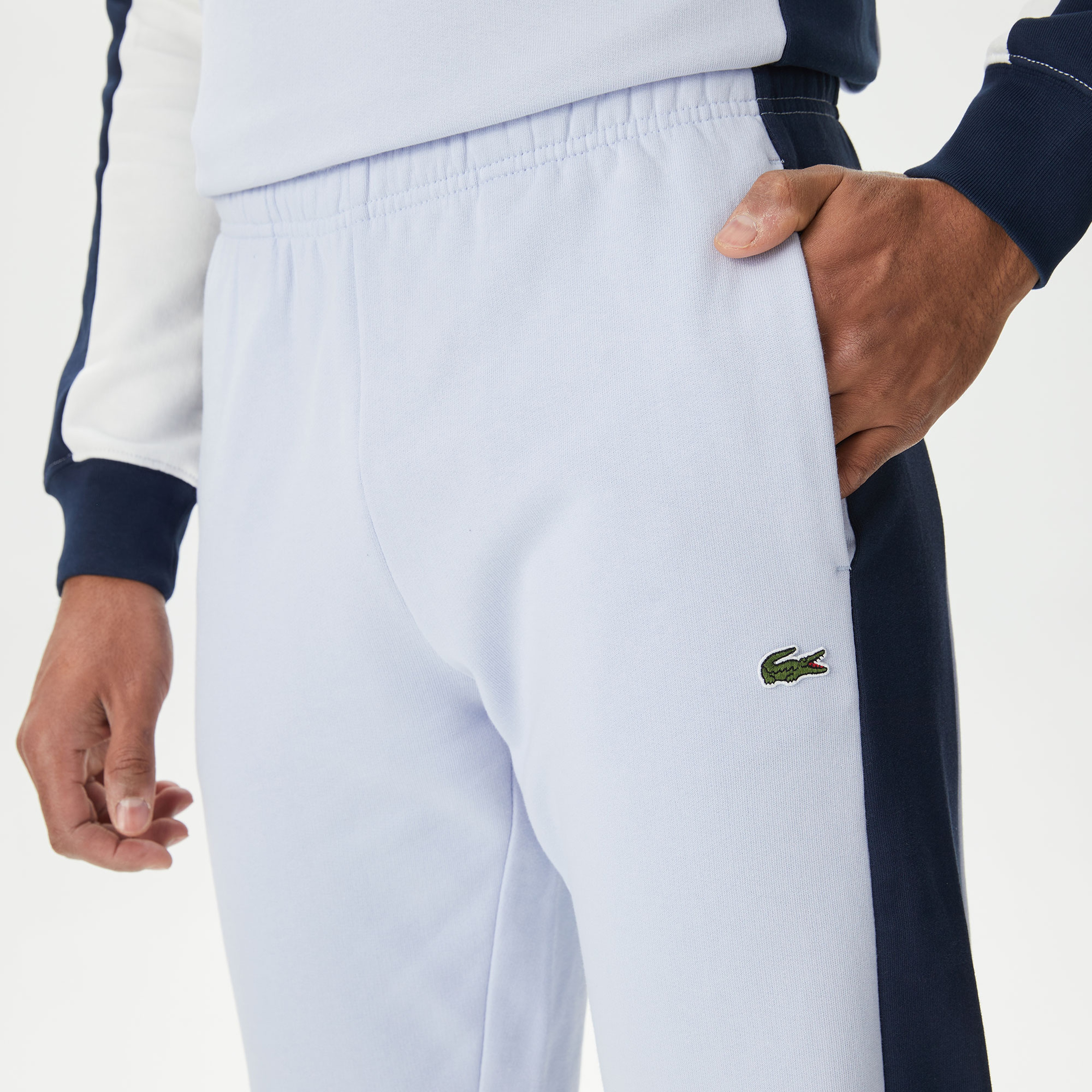 Erkek Regular Fit Renk Bloklu Renkli Eşofman Altı