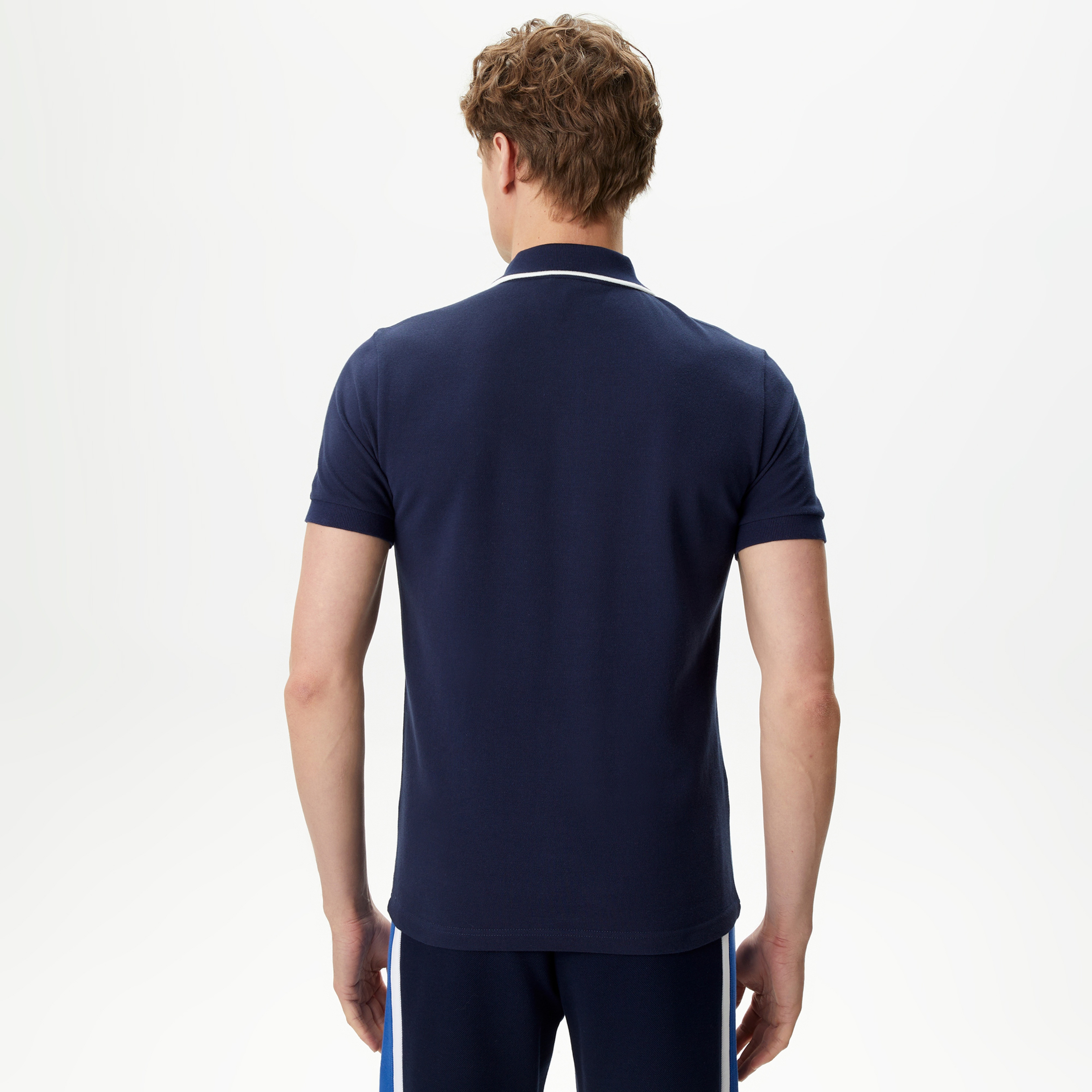 Erkek Slim Fit Lacivert Polo