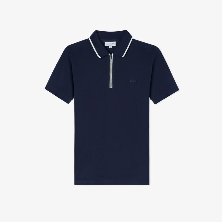 Erkek Slim Fit Lacivert Polo