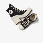 Converse Chuck 70 De Luxe Heel Unisex Siyah/Krem Sneaker