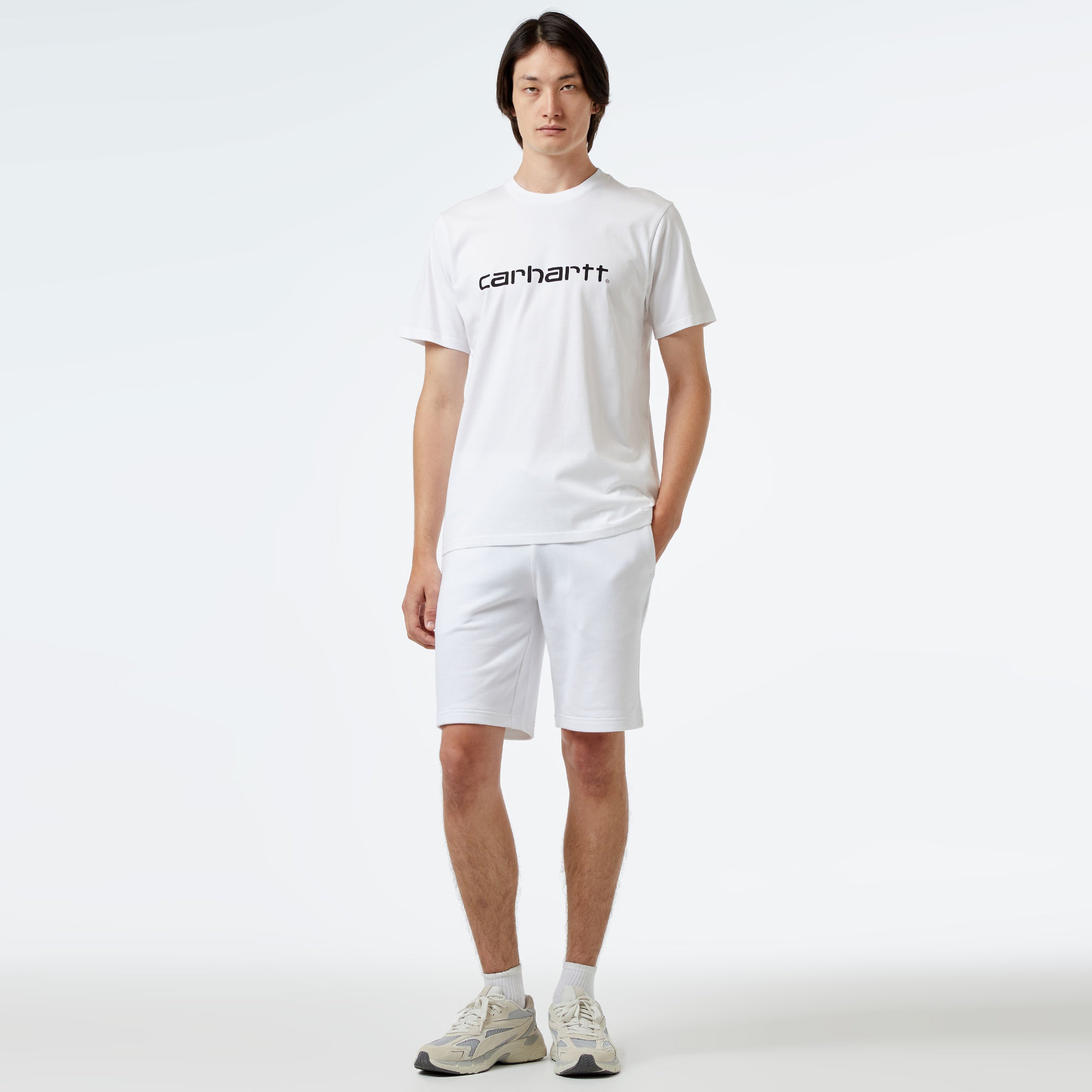 Carhartt WIP S/S Script Erkek Beyaz T-Shirt