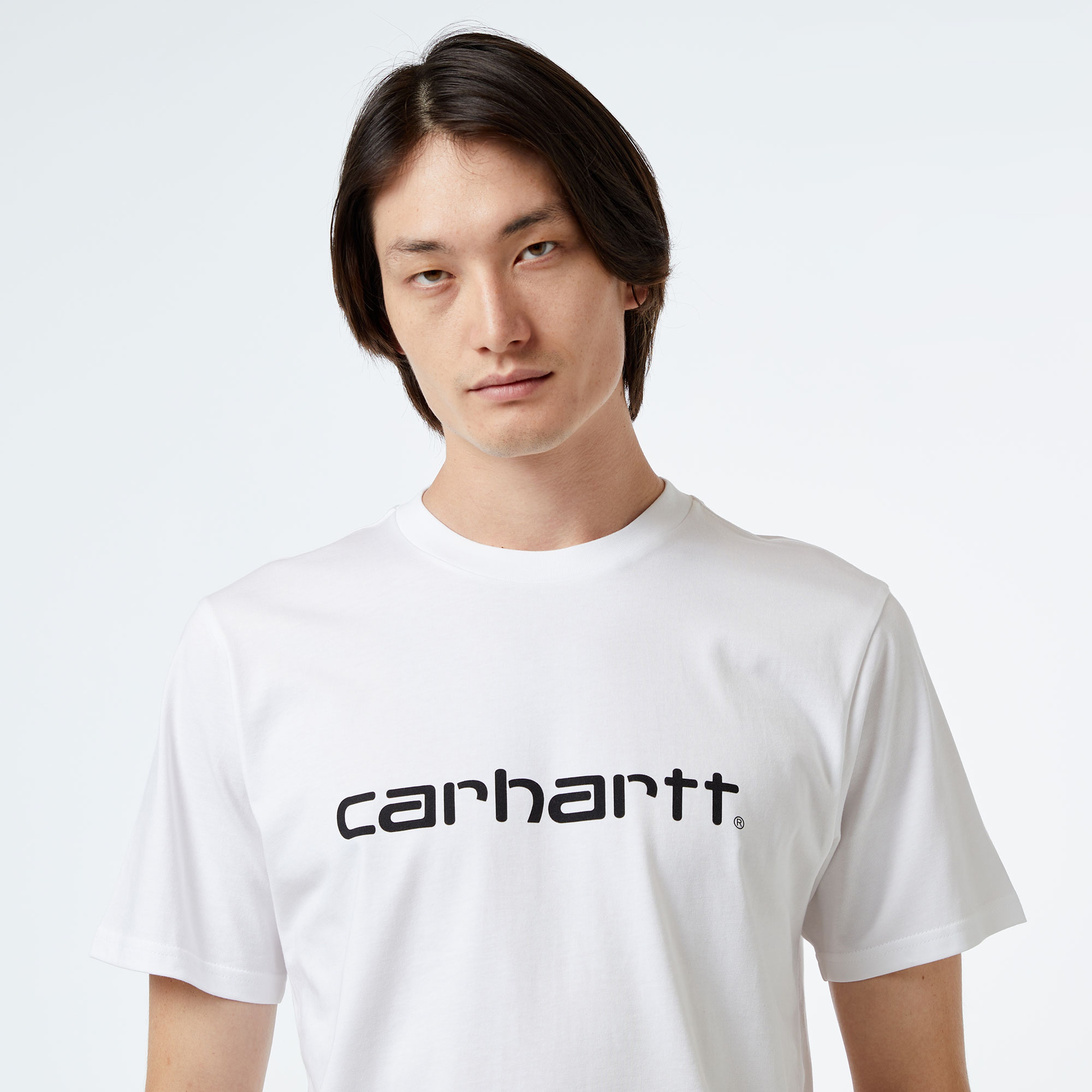 Carhartt WIP S/S Script Erkek Beyaz T-Shirt