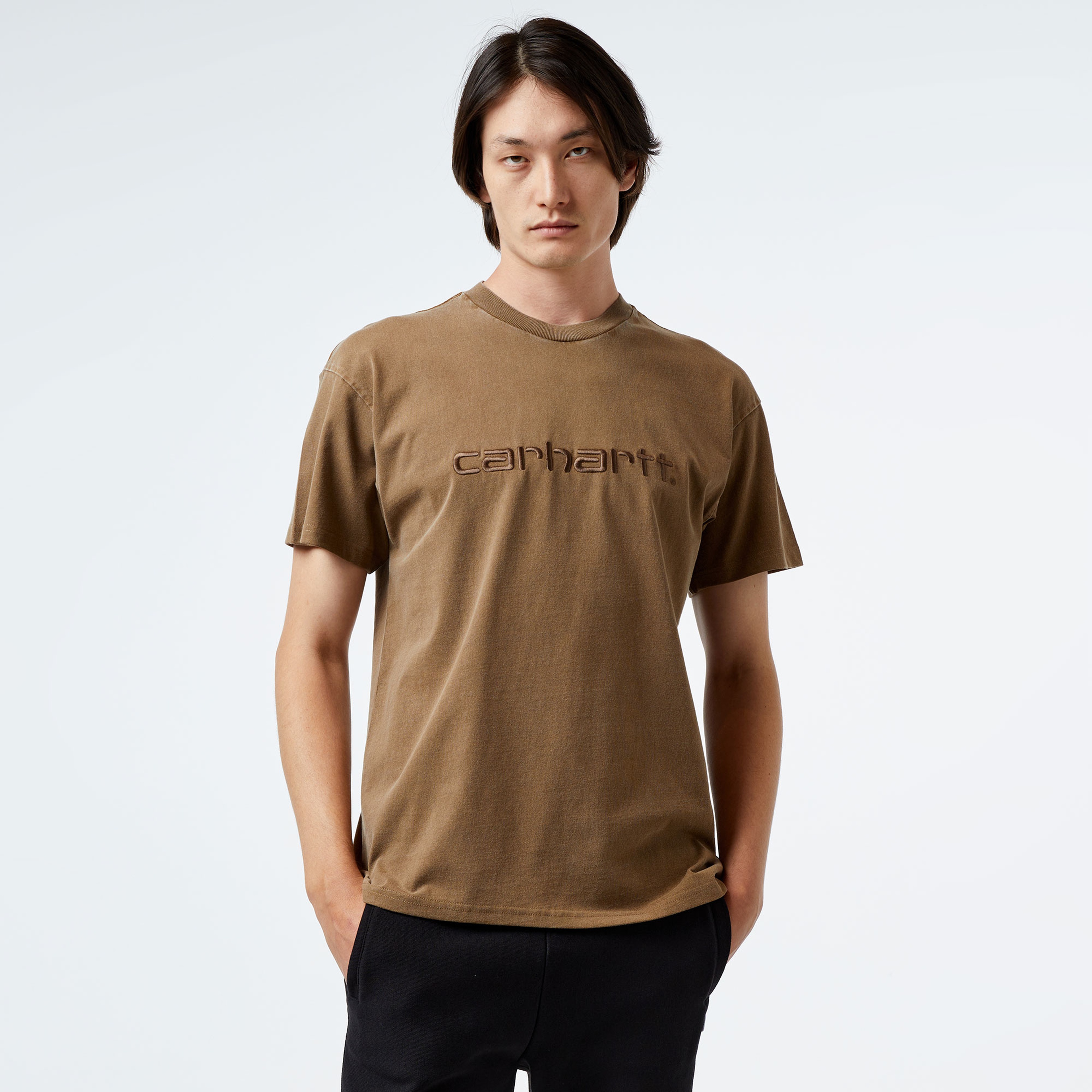 Carhartt WIP S/S Duster Erkek Kahverengi T-Shirt