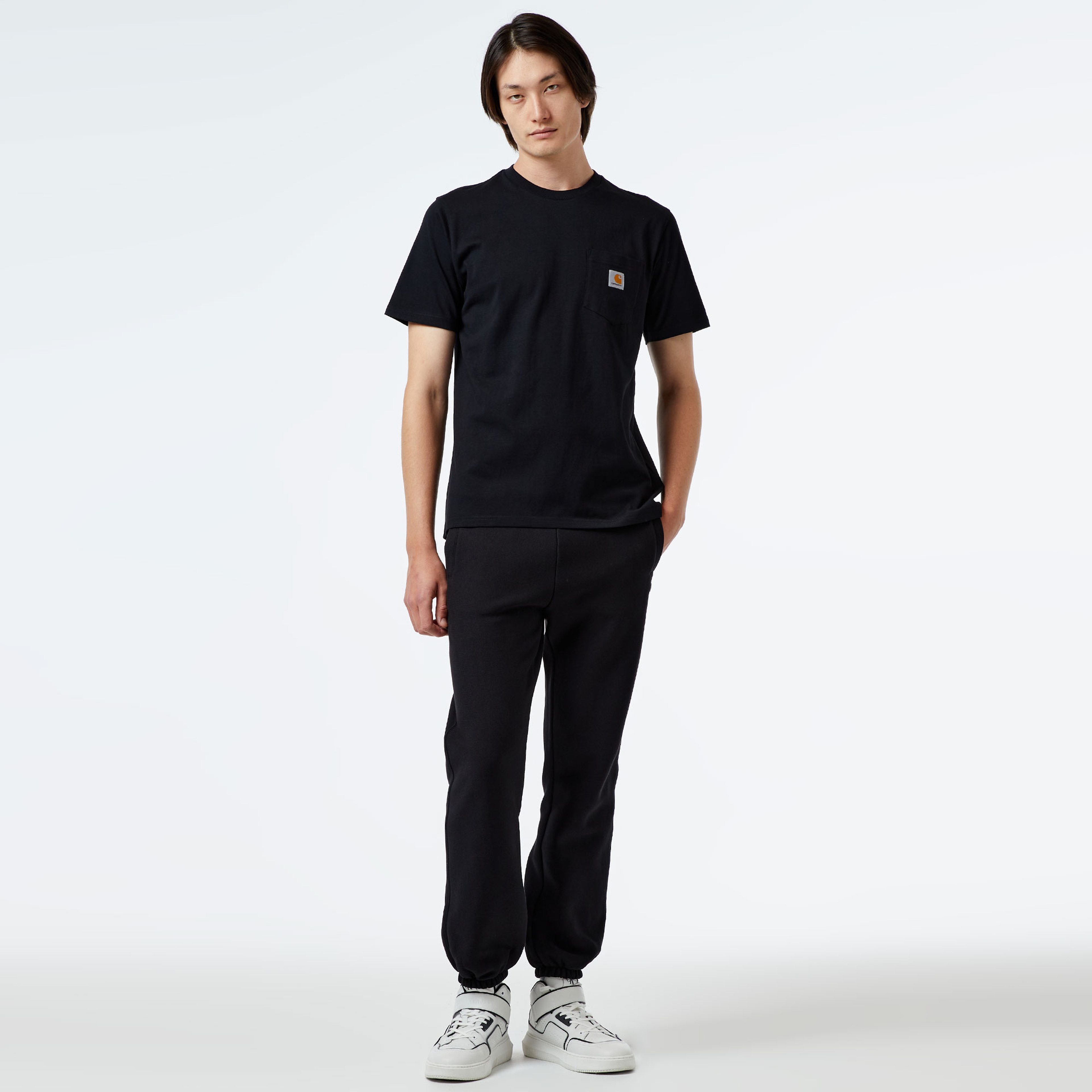 Carhartt WIP S/S Pocket Erkek Siyah T-Shirt