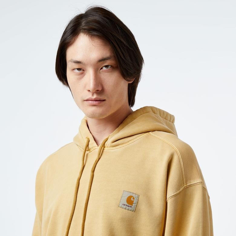 Carhartt WIP Nelson Erkek Krem Hoodie