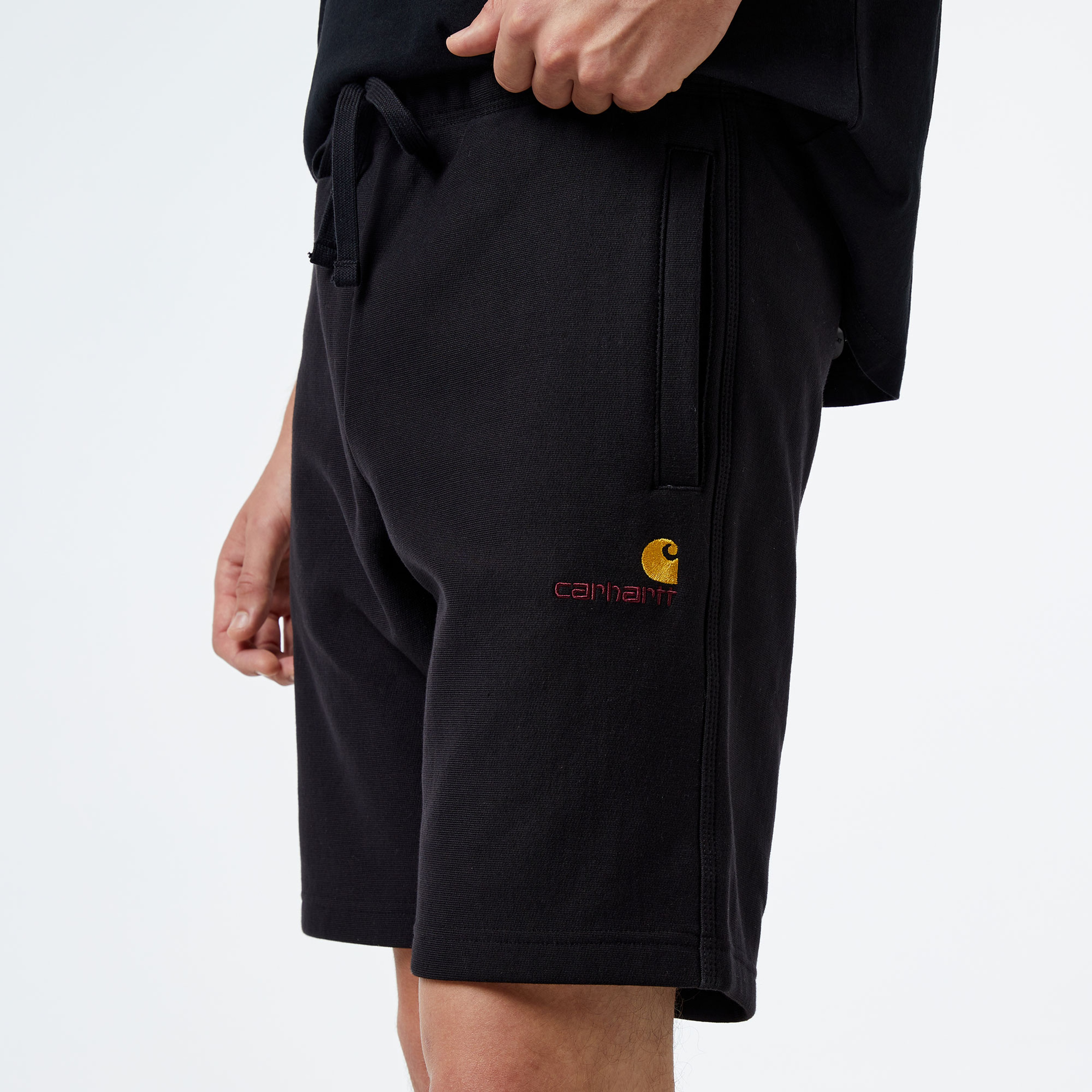 Carhartt WIP American Script Short Erkek Siyah Şort