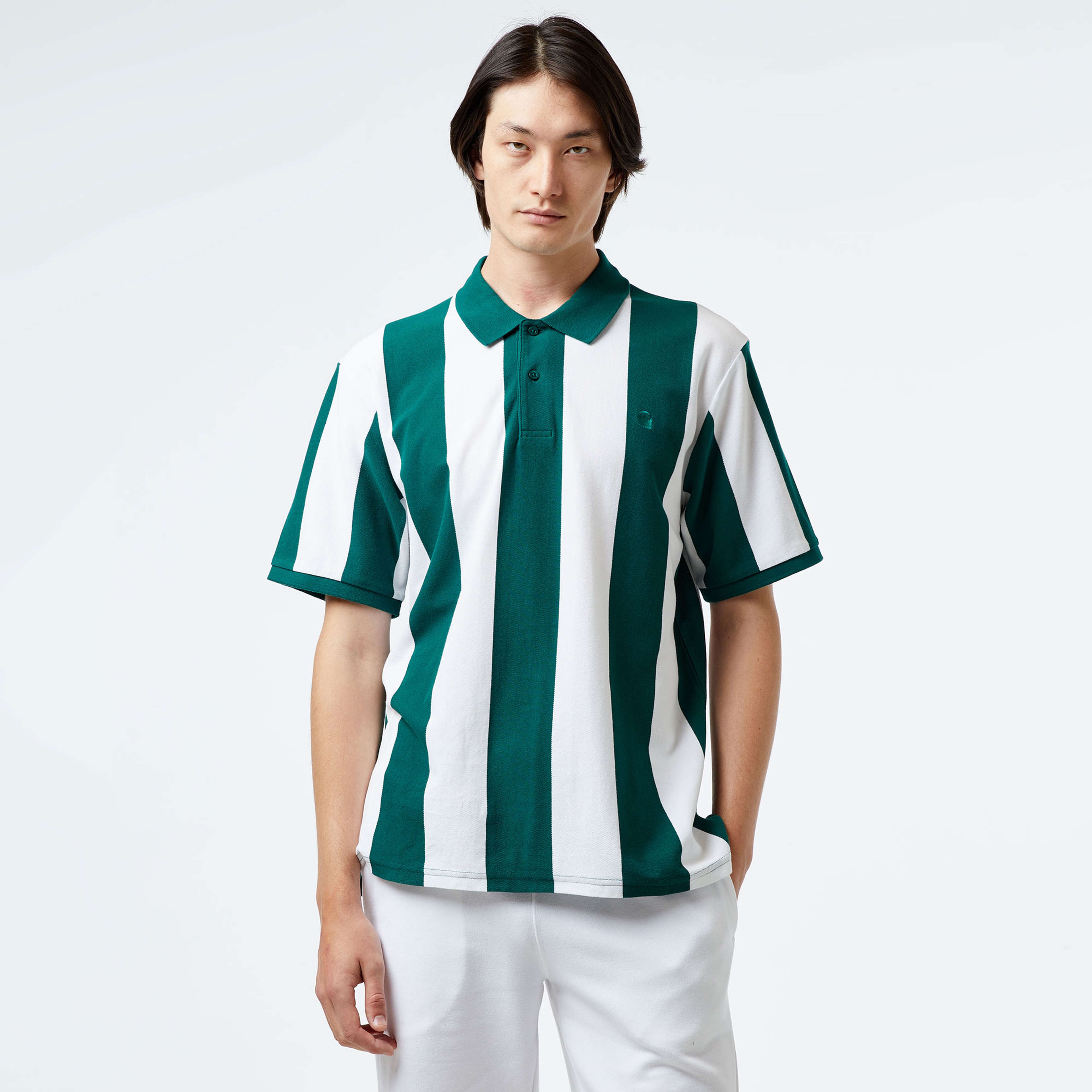 Carhartt WIP S/S Hinton Erkek Yeşil Polo