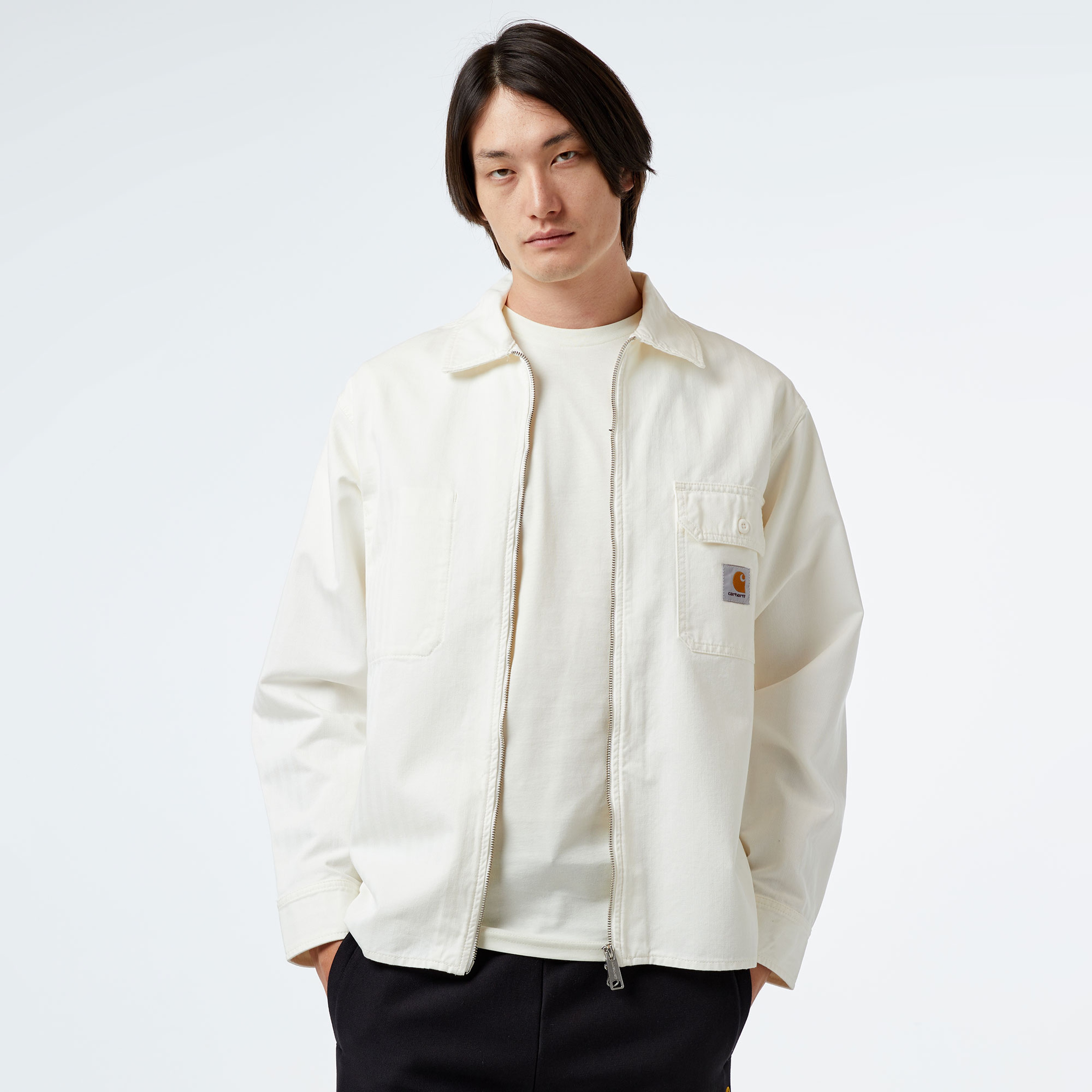 Carhartt WIP Rainer Jac Erkek Beyaz Ceket