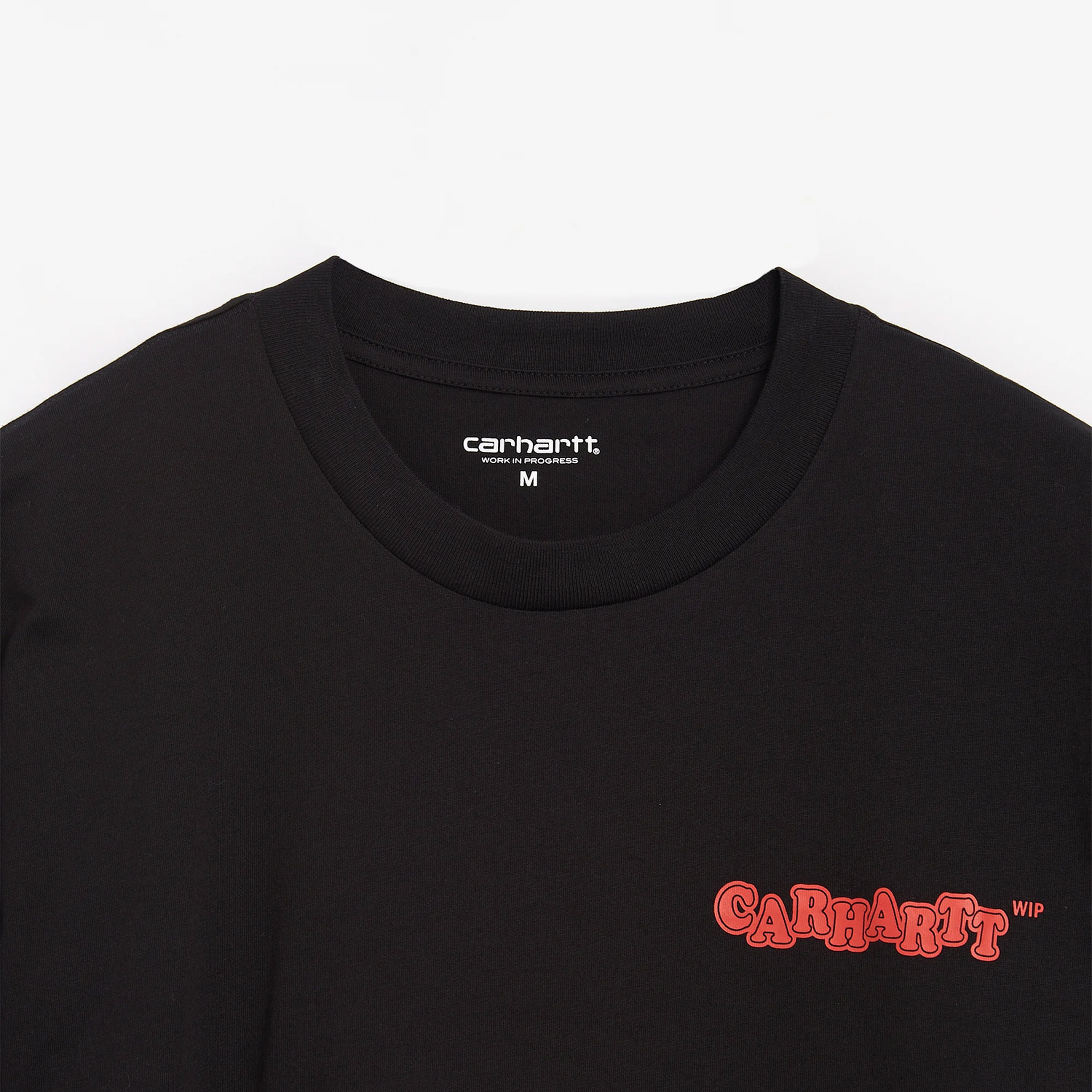 Carhartt WIP S/S Less Troubles Erkek Siyah T-Shirt