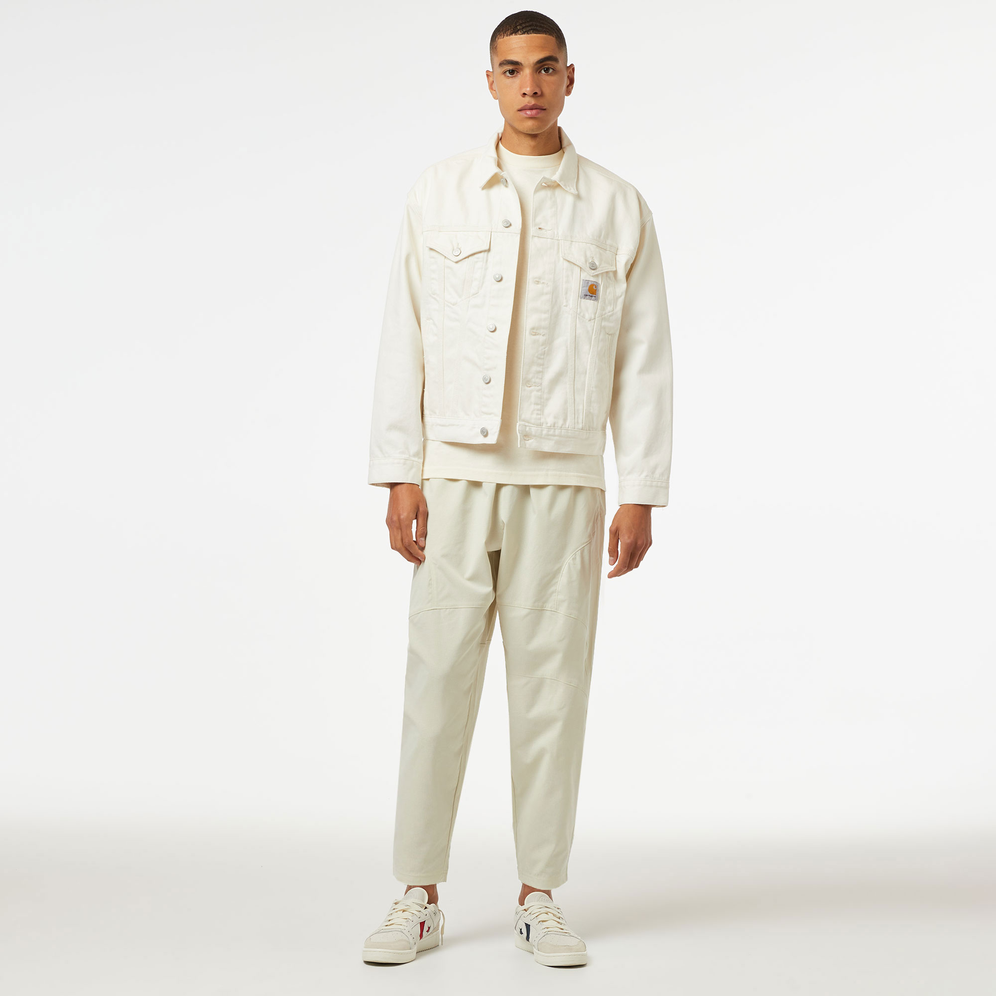 Carhartt WIP Helston Jacket Erkek Beyaz CeketXLI033352| Occasion