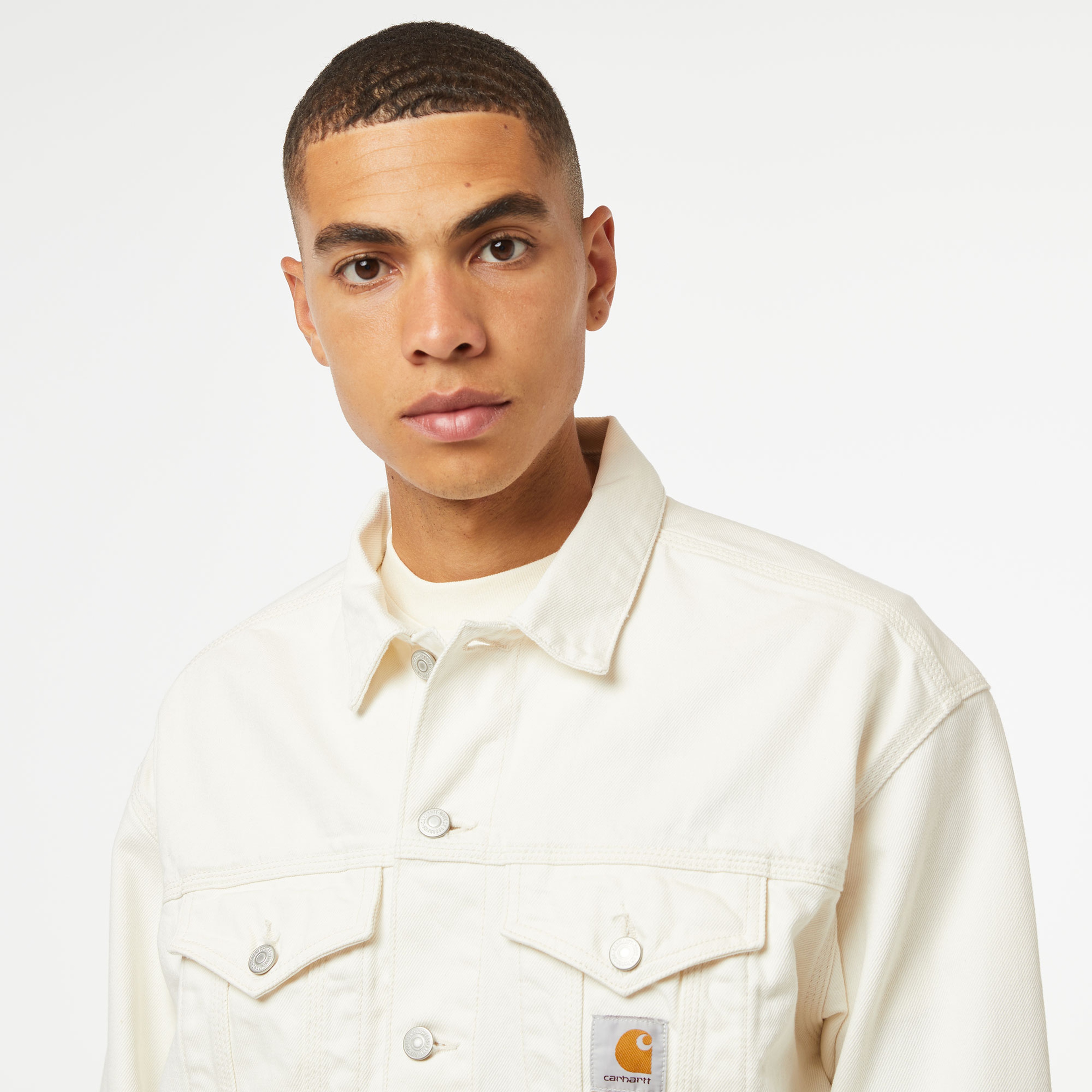 Carhartt WIP Helston Jacket Erkek Beyaz Ceket