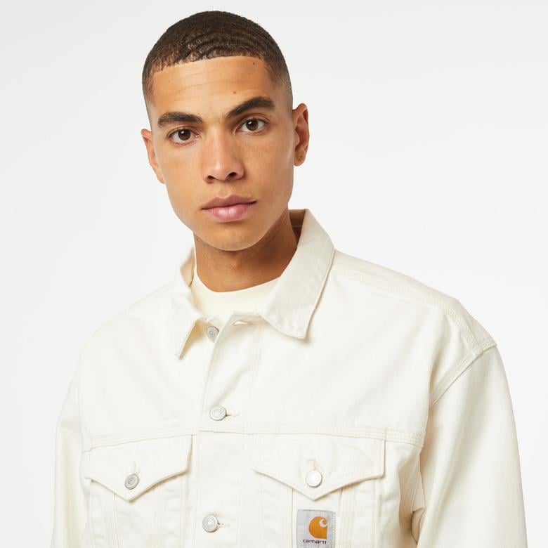 Carhartt WIP Helston Jacket Erkek Beyaz Ceket
