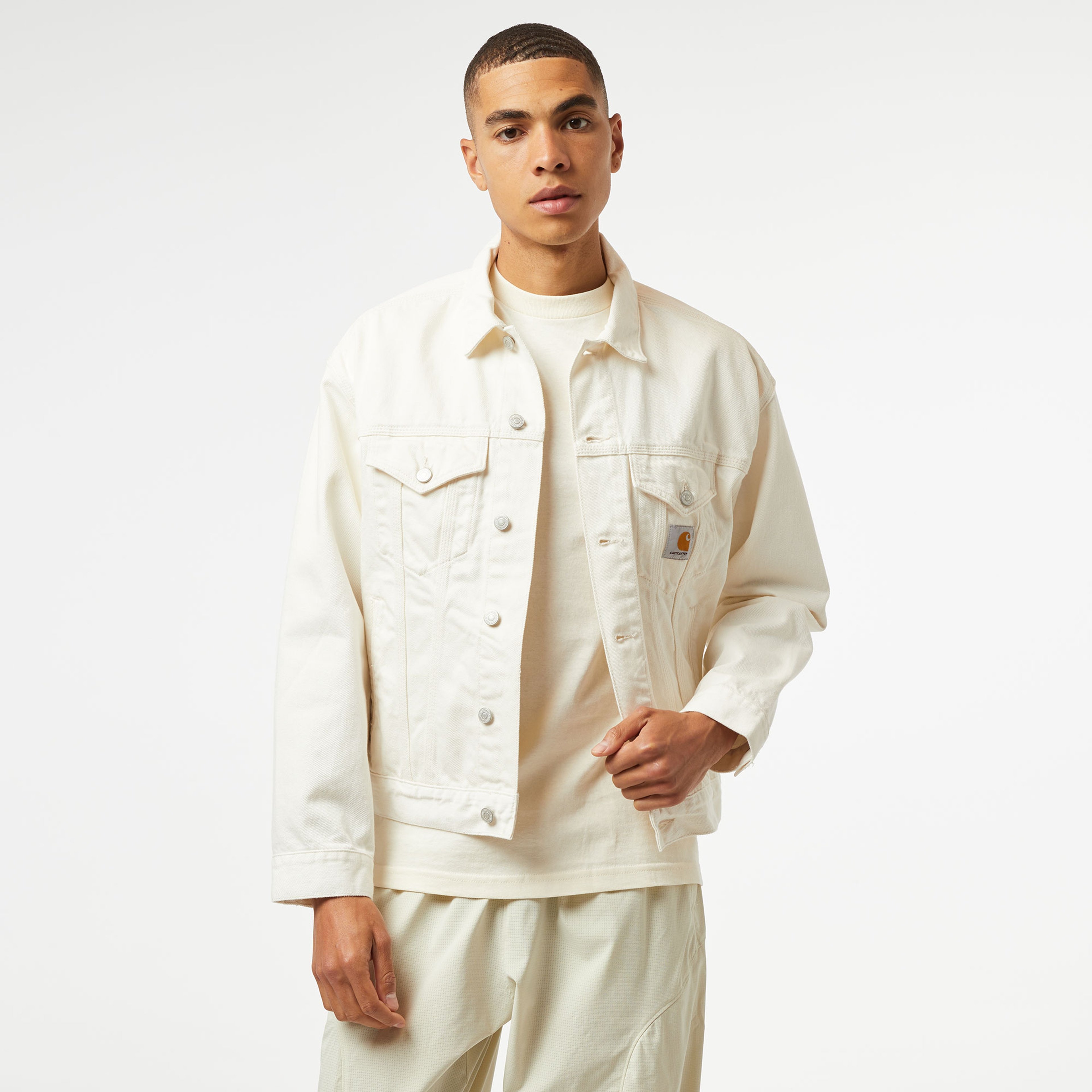 Carhartt WIP Helston Jacket Erkek Beyaz Ceket