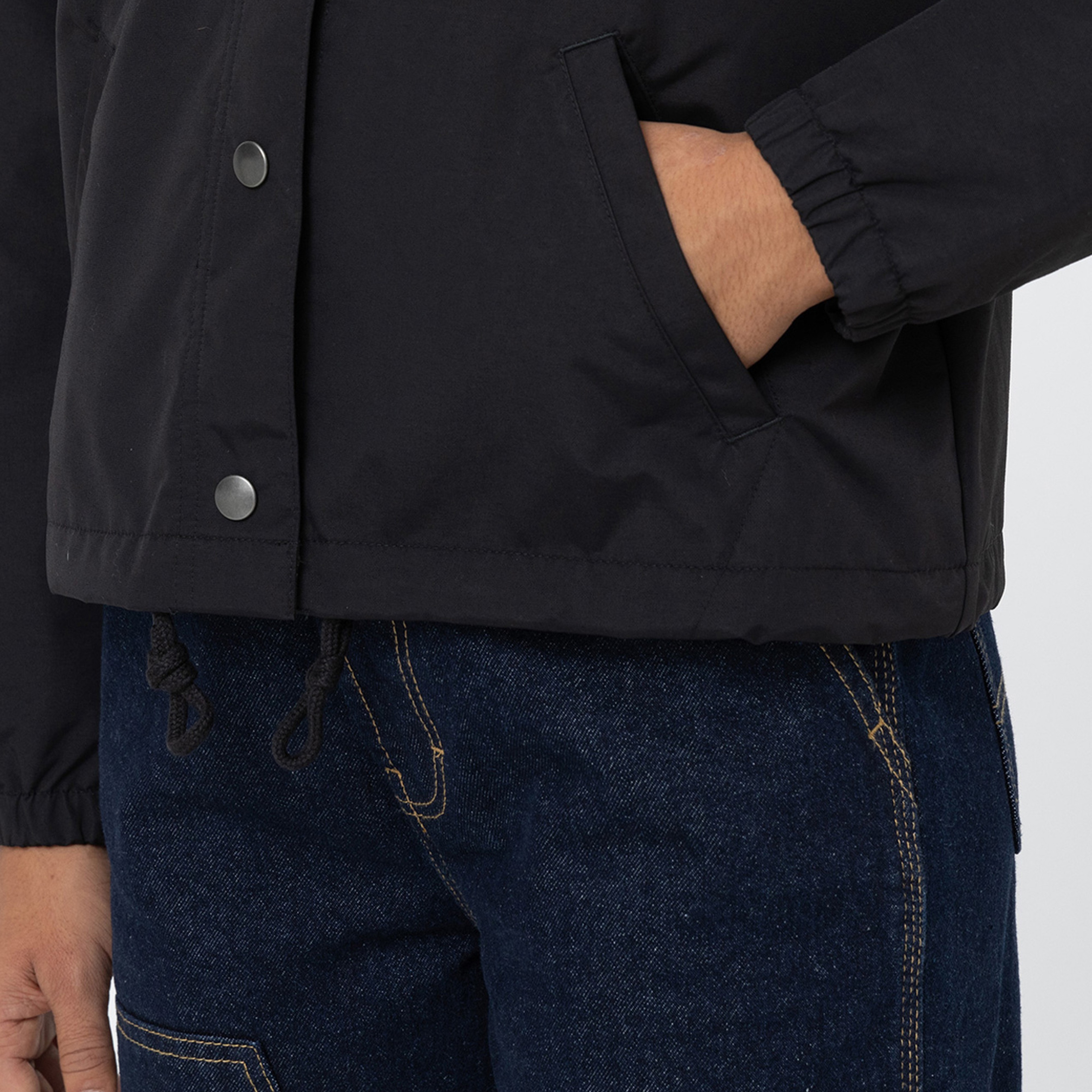 Dickies Oakport Cropped Coach Kadın Siyah Ceket