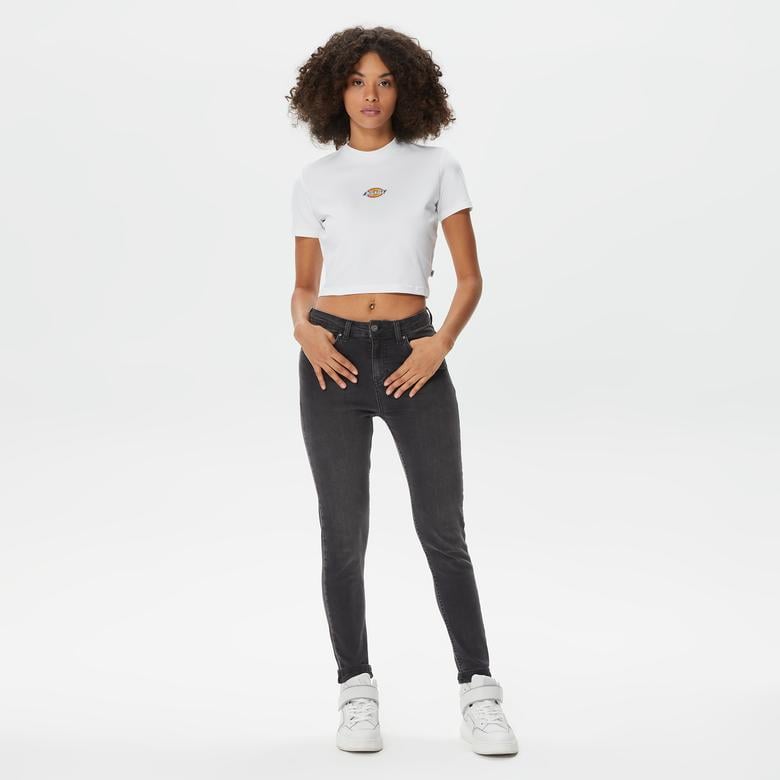 Dickies Maple Valley Kadın Beyaz Crop T-Shirt