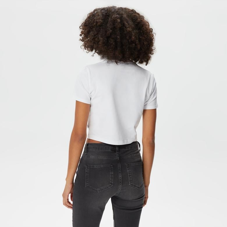 Dickies Maple Valley Kadın Beyaz Crop T-Shirt