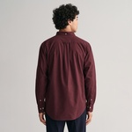 Gant Erkek Bordo Regular Fit Düğmeli Yaka Gömlek