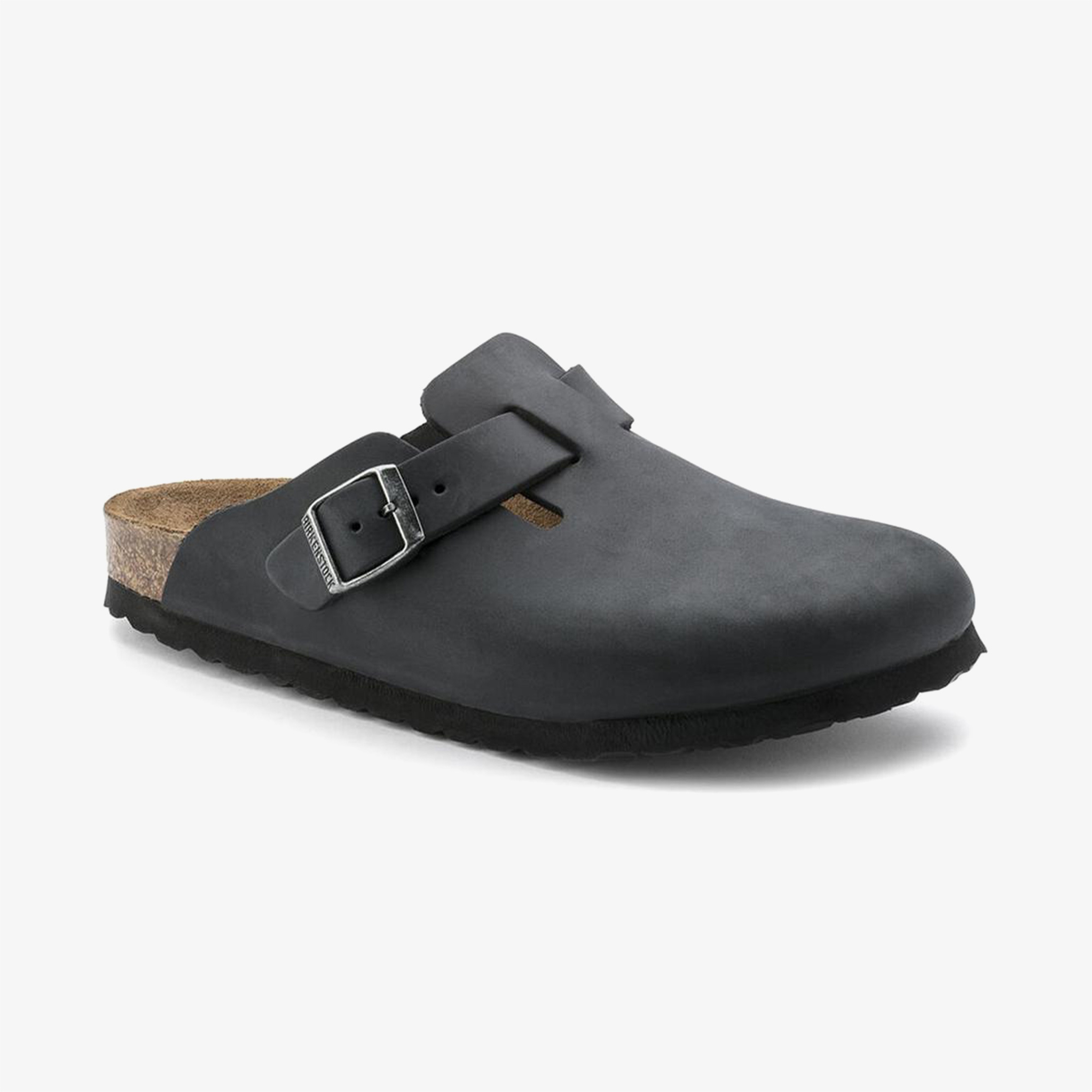 Birkenstock Boston Leoi Unisex Siyah Terlik