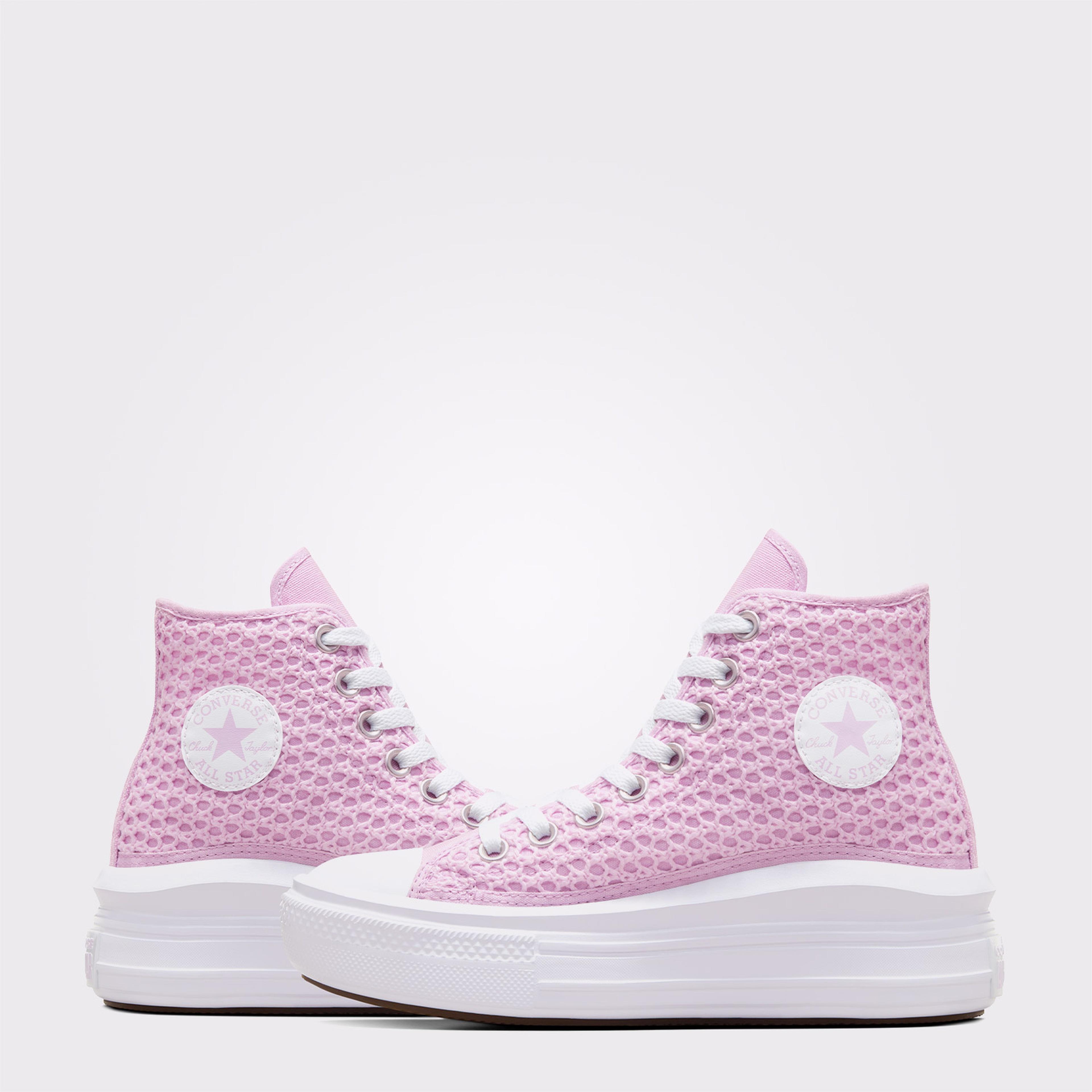 Converse Chuck Taylor All Star Move Çocuk Pembe Platform Sneaker