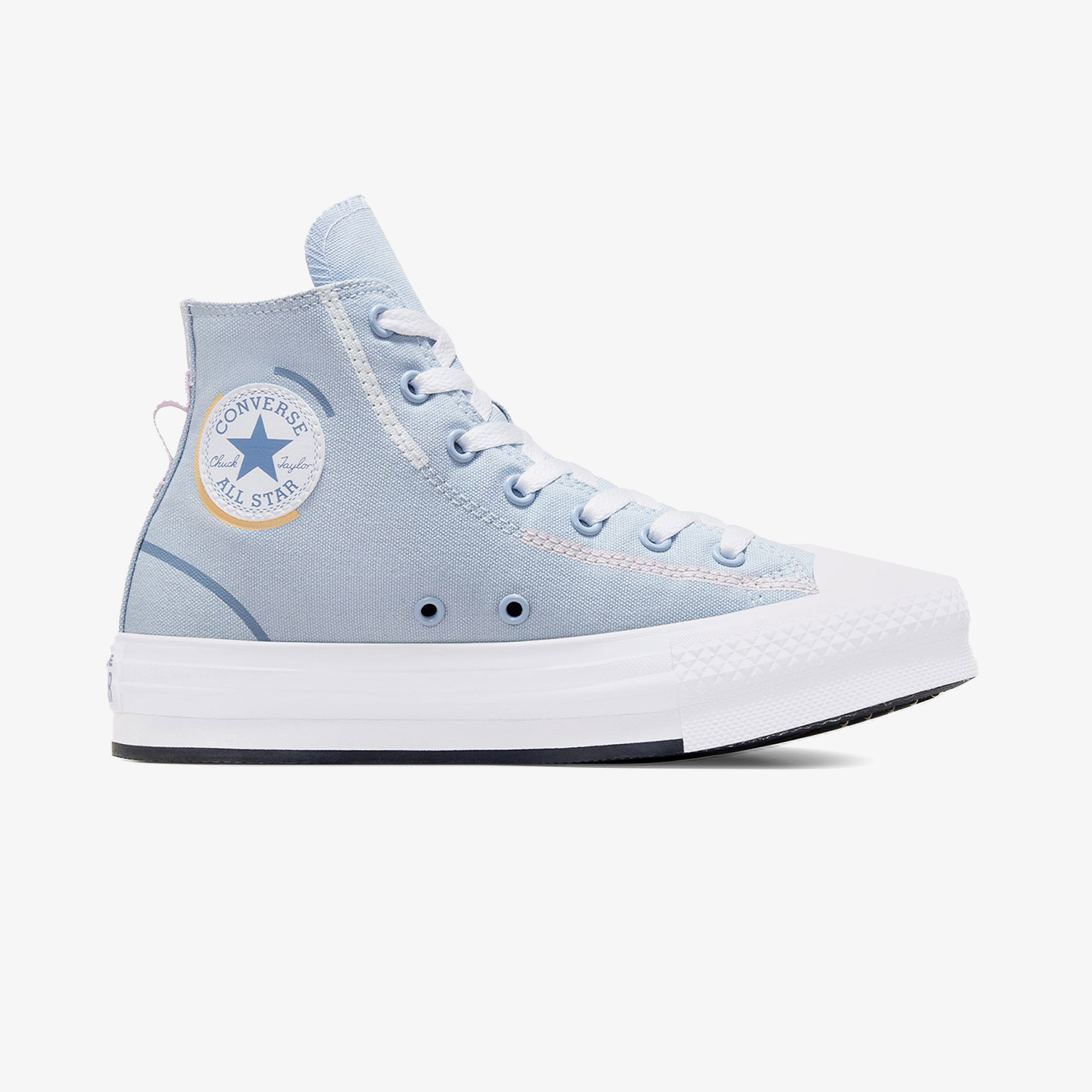 Converse Chuck Taylor All Star Lift Çocuk Gri Platform Sneaker