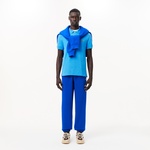 L.12.12 Erkek Slim Fit Mavi Polo