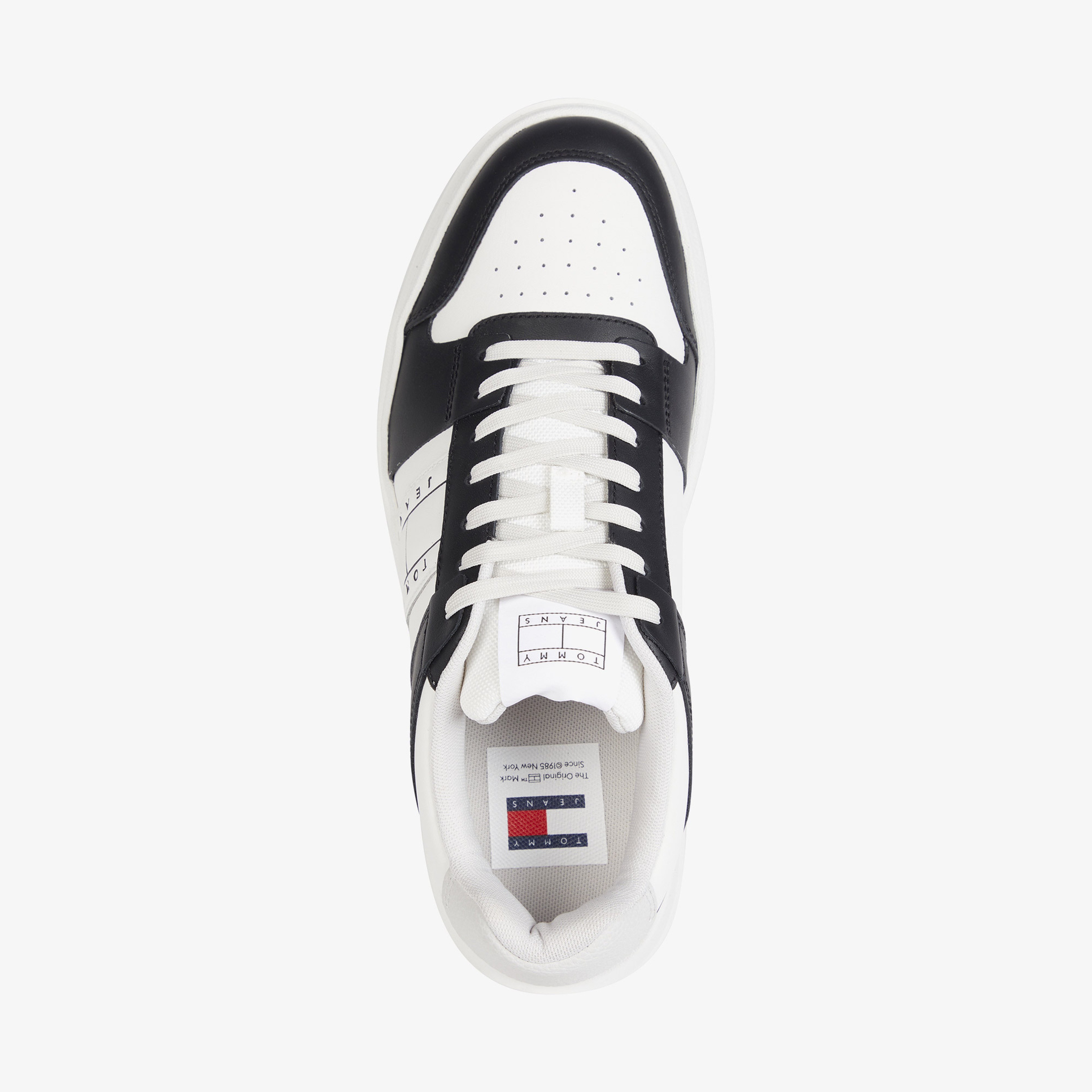Tommy Jeans The Brooklyn Leather Erkek Siyah Spor Ayakkabı