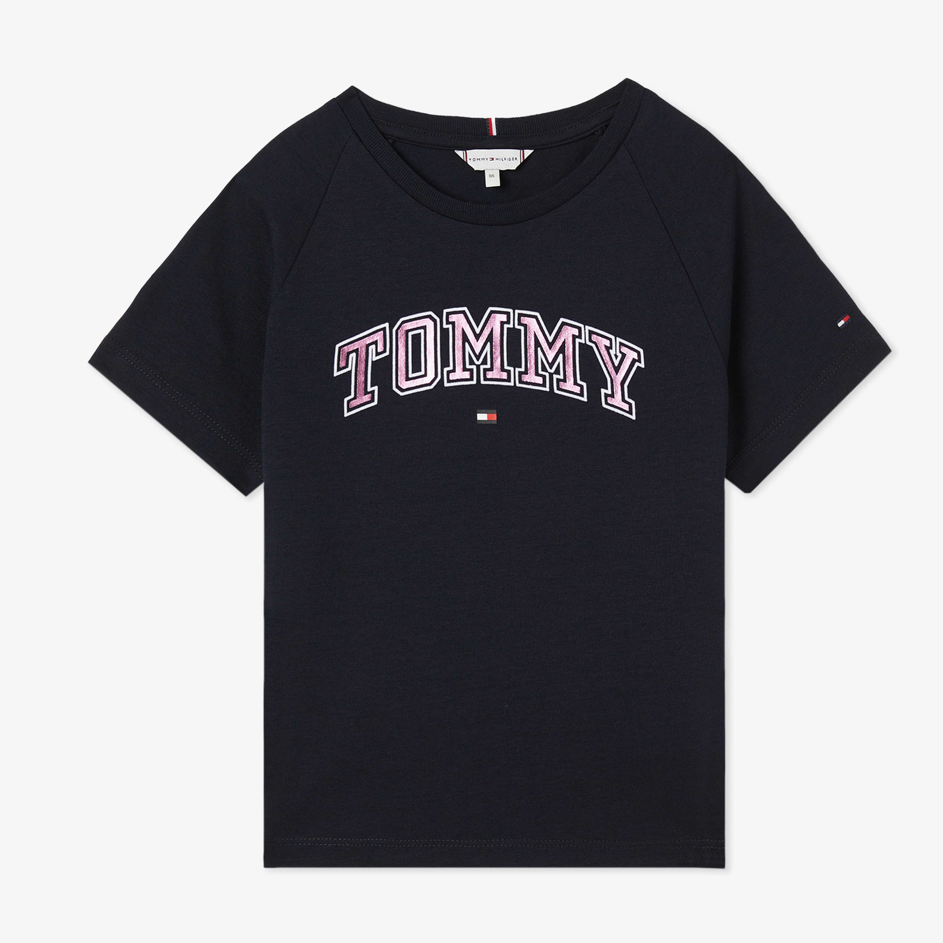 Tommy Hilfiger Varsiy Foil Çocuk Lacivert T-Shirt