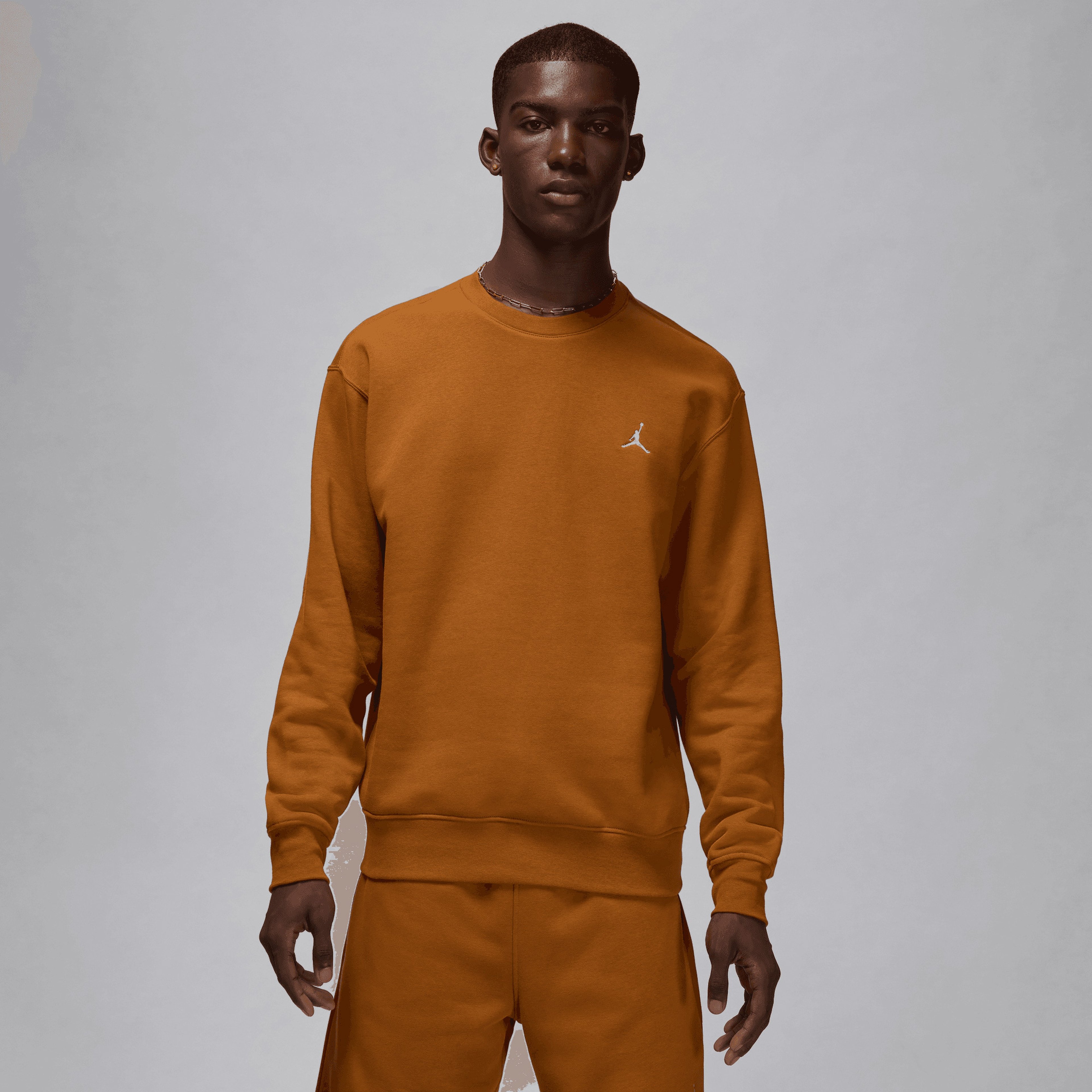 Jordan Brooklyn Erkek Kahverengi Sweatshirt