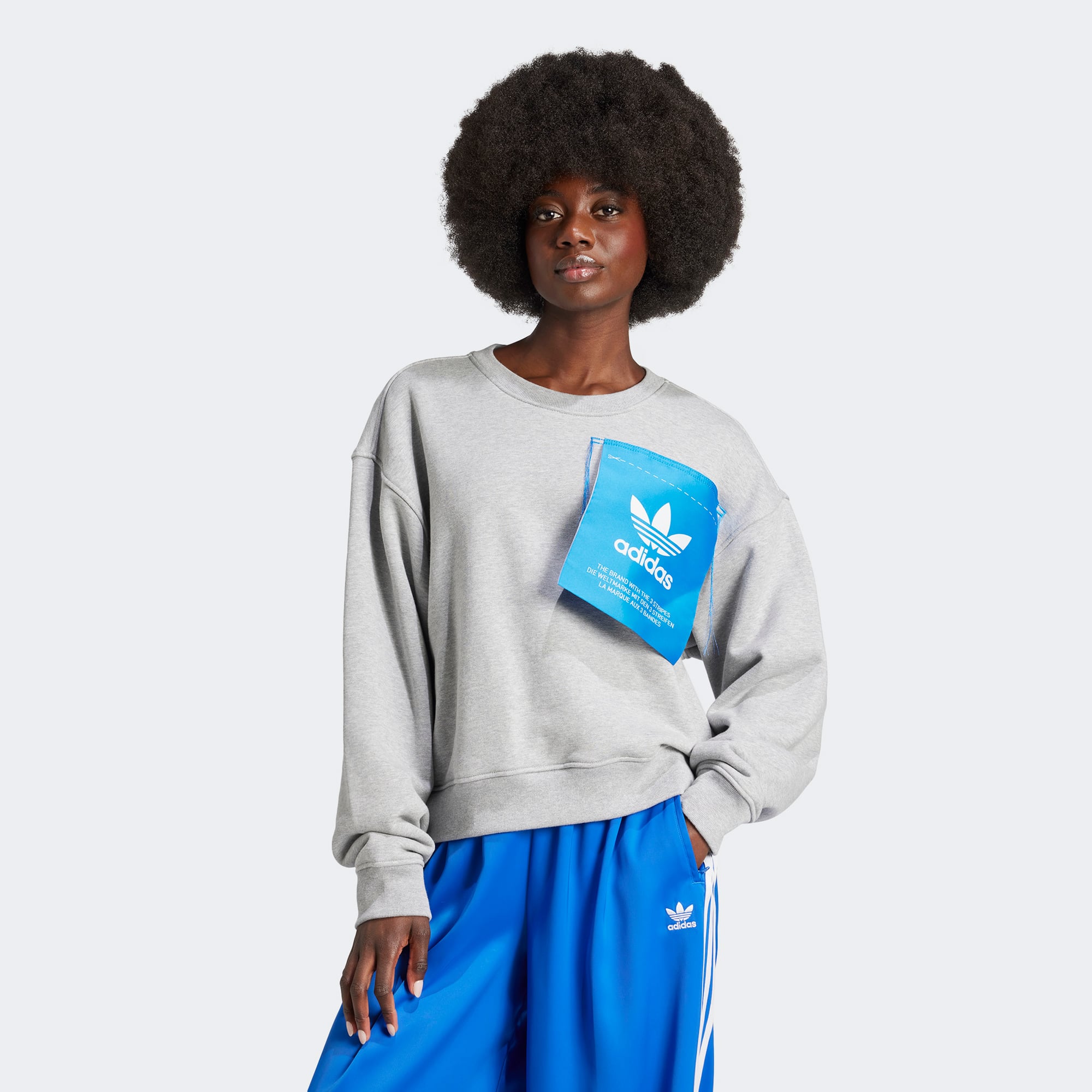 adidas Ksenia Tag Swt Kadın Gri Hoodie