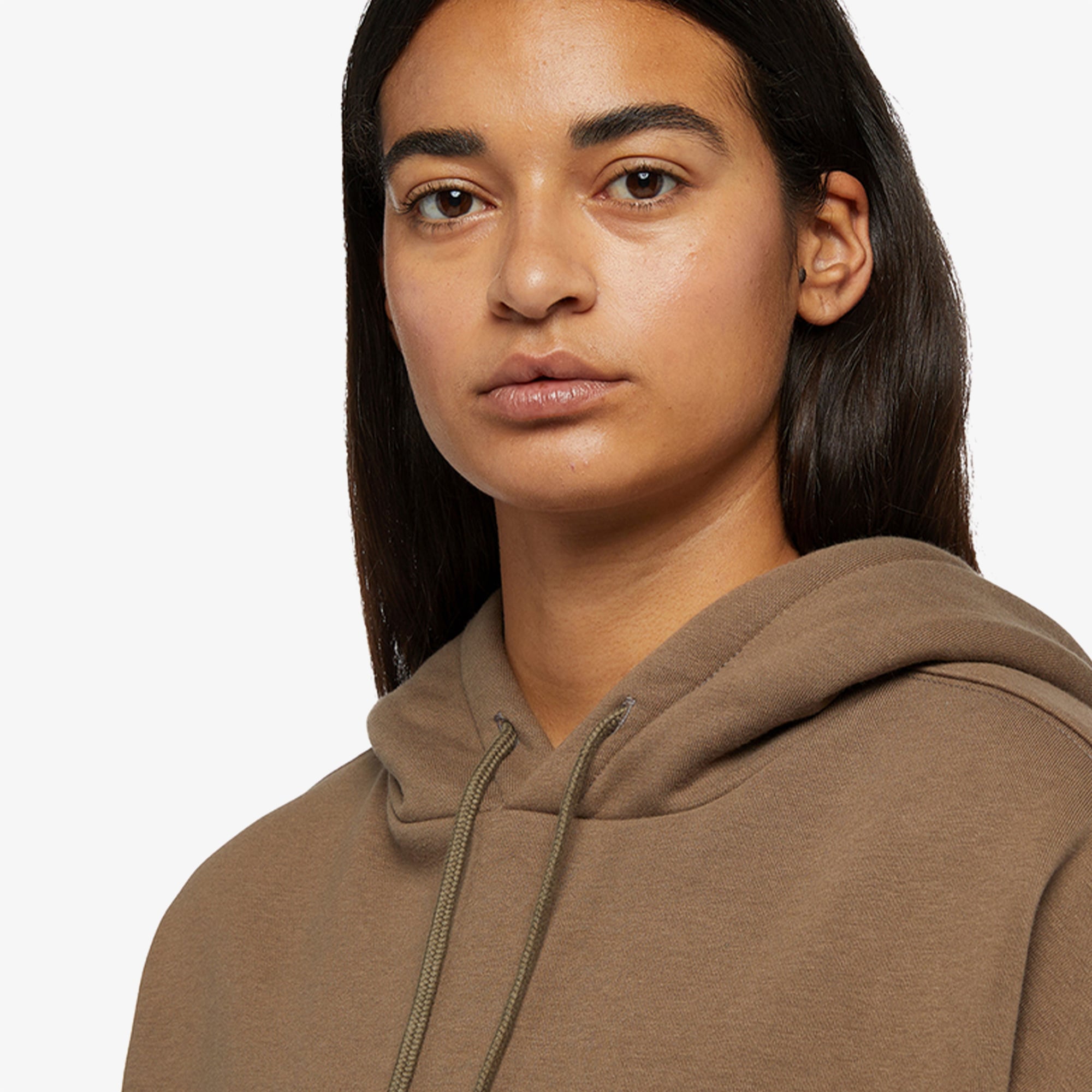 Dickies Oakport Cropped Kadın Kahverengi Hoodie