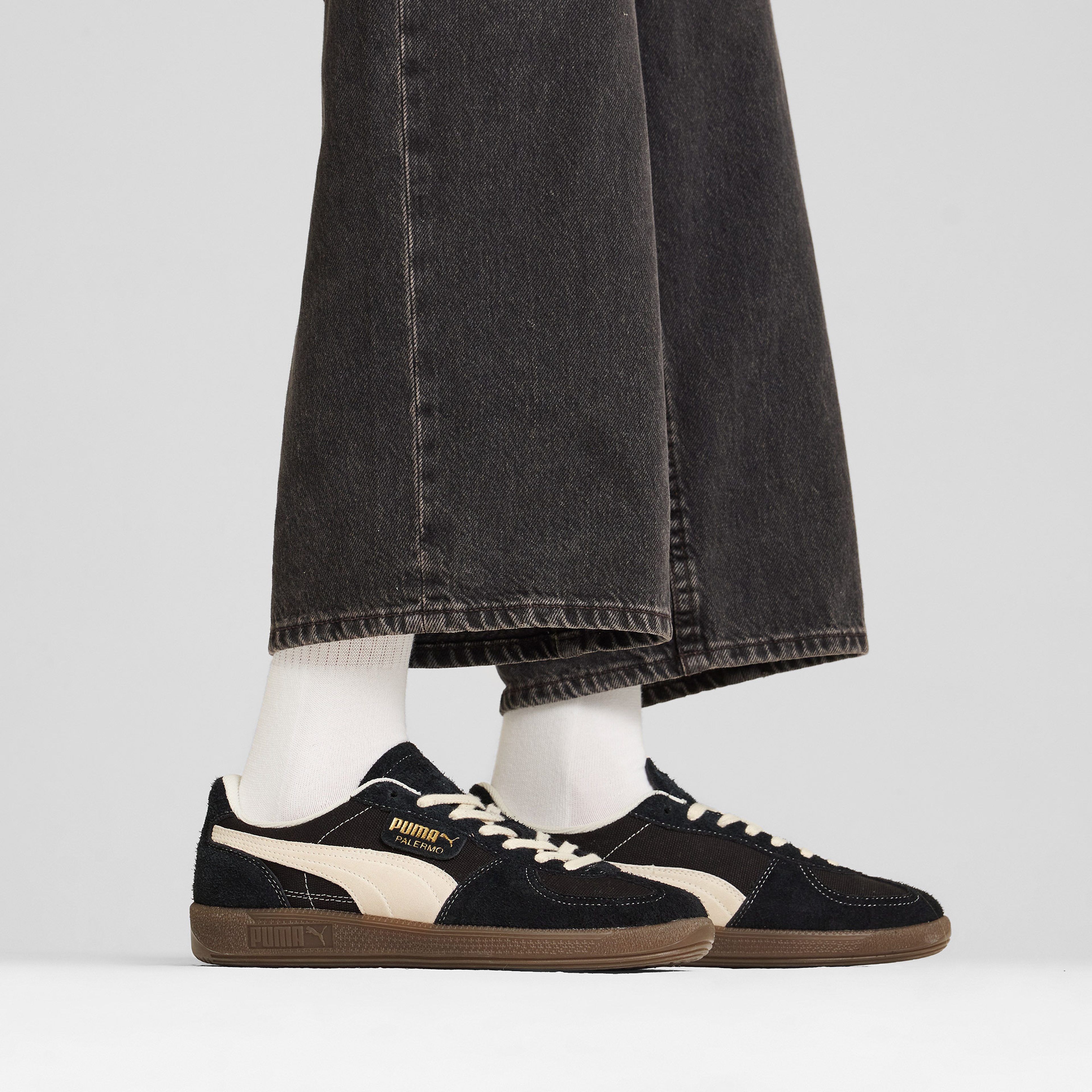 Puma Palermo Vintage Erkek Siyah Spor Ayakkabı