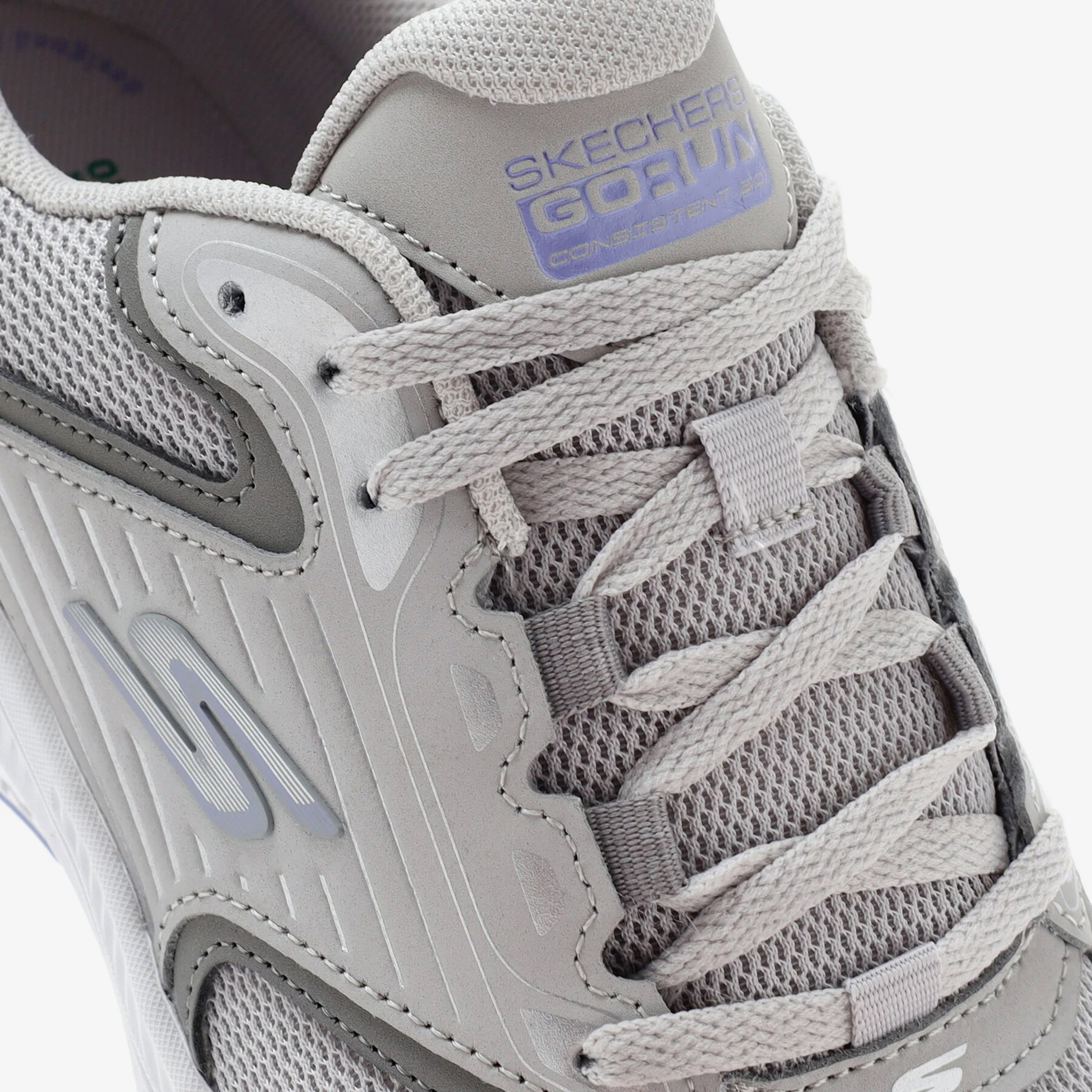 Skechers Go Run Consistent Kadın Gri/Mor Spor Ayakkabı