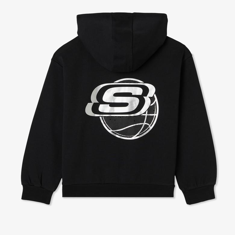 Skechers B-2XI Lock Çocuk Siyah Hoodie