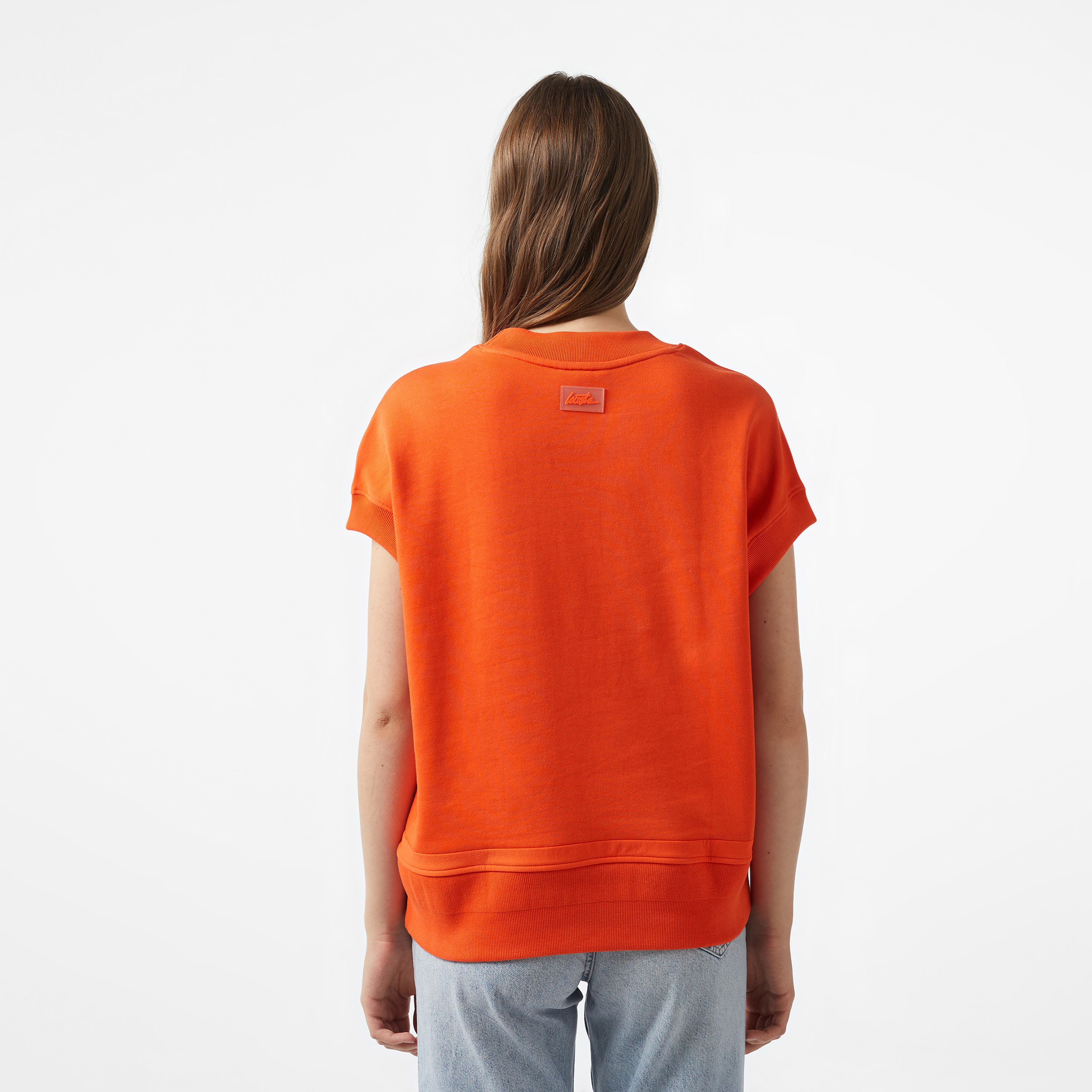 Lacoste x House of SuperStep Kadın Kırmızı T-Shirt