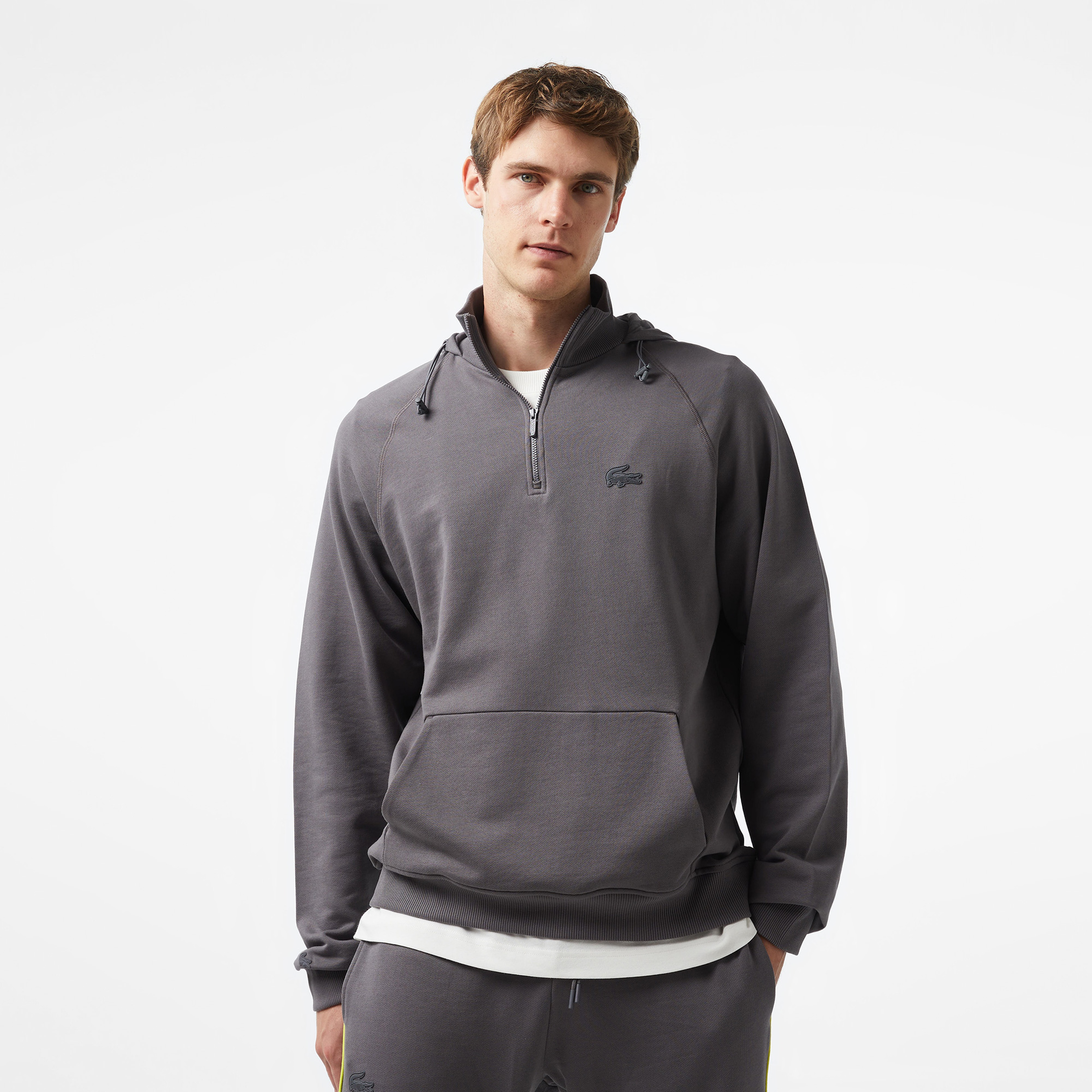 Lacoste x House of SuperStep Erkek Siyah Hoodie