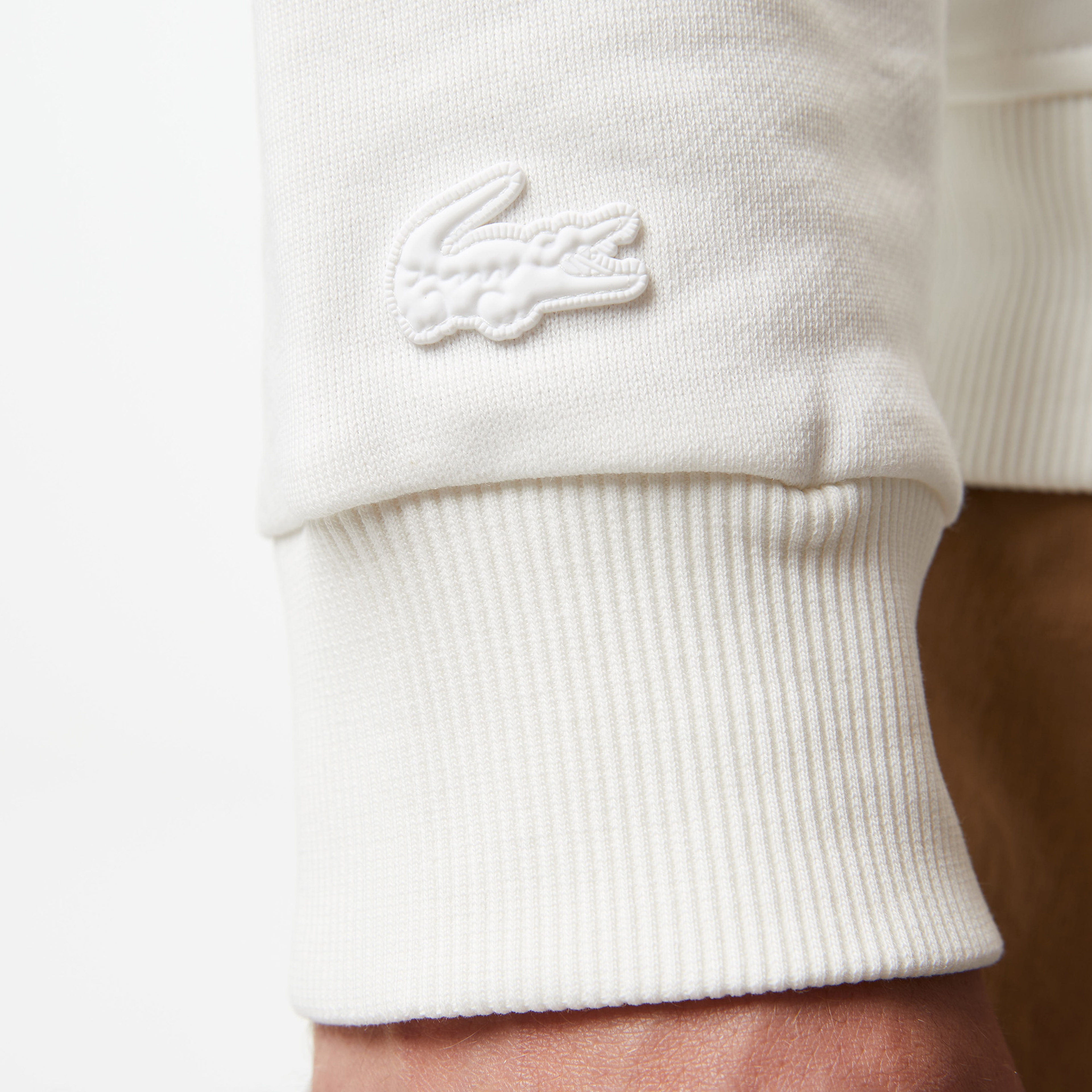 Lacoste x House of SuperStep Erkek Krem Hoodie